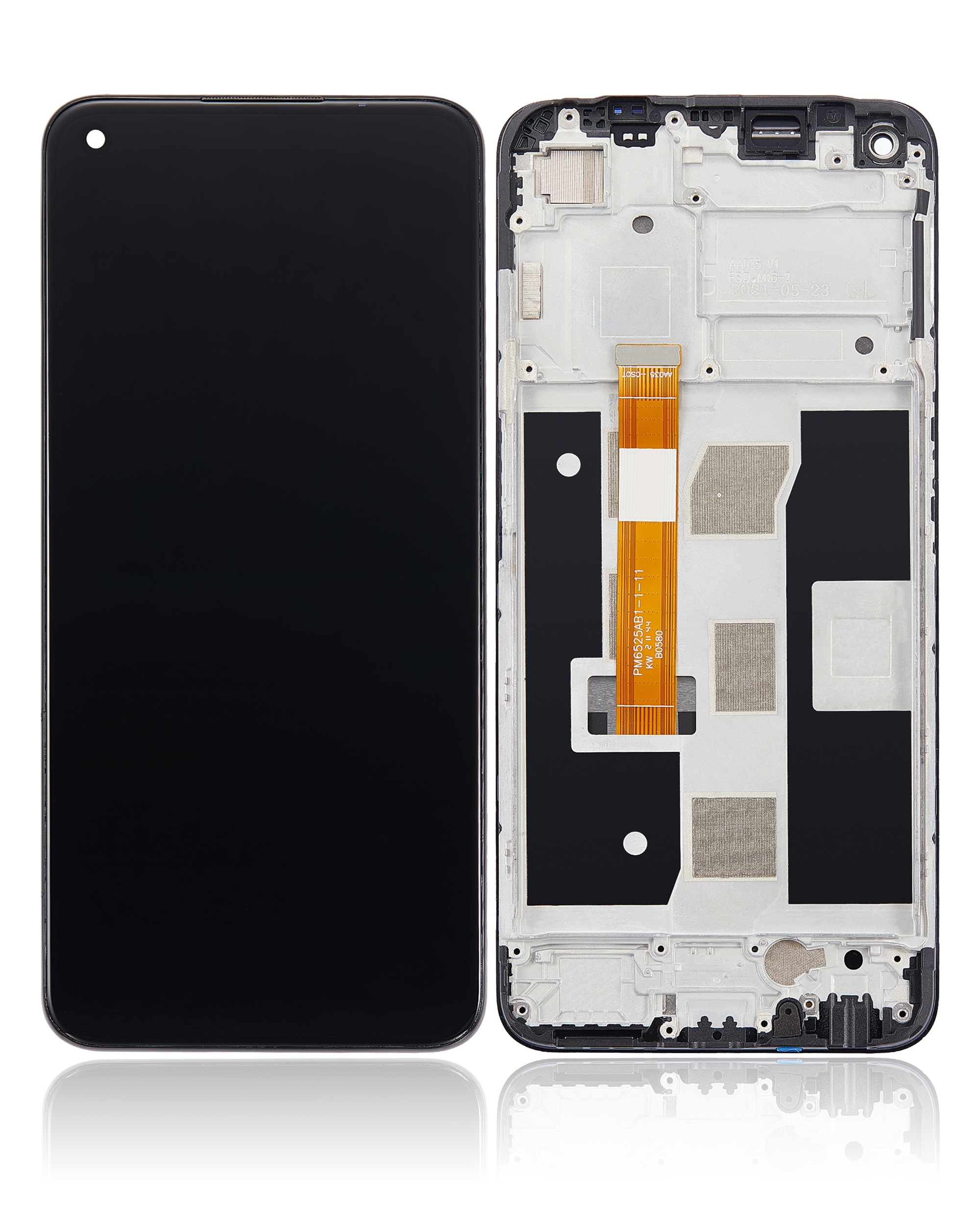 LCD Display mit Rahmen für OPPO A54 4G (professionell aufgearbeitet) – Bild 2