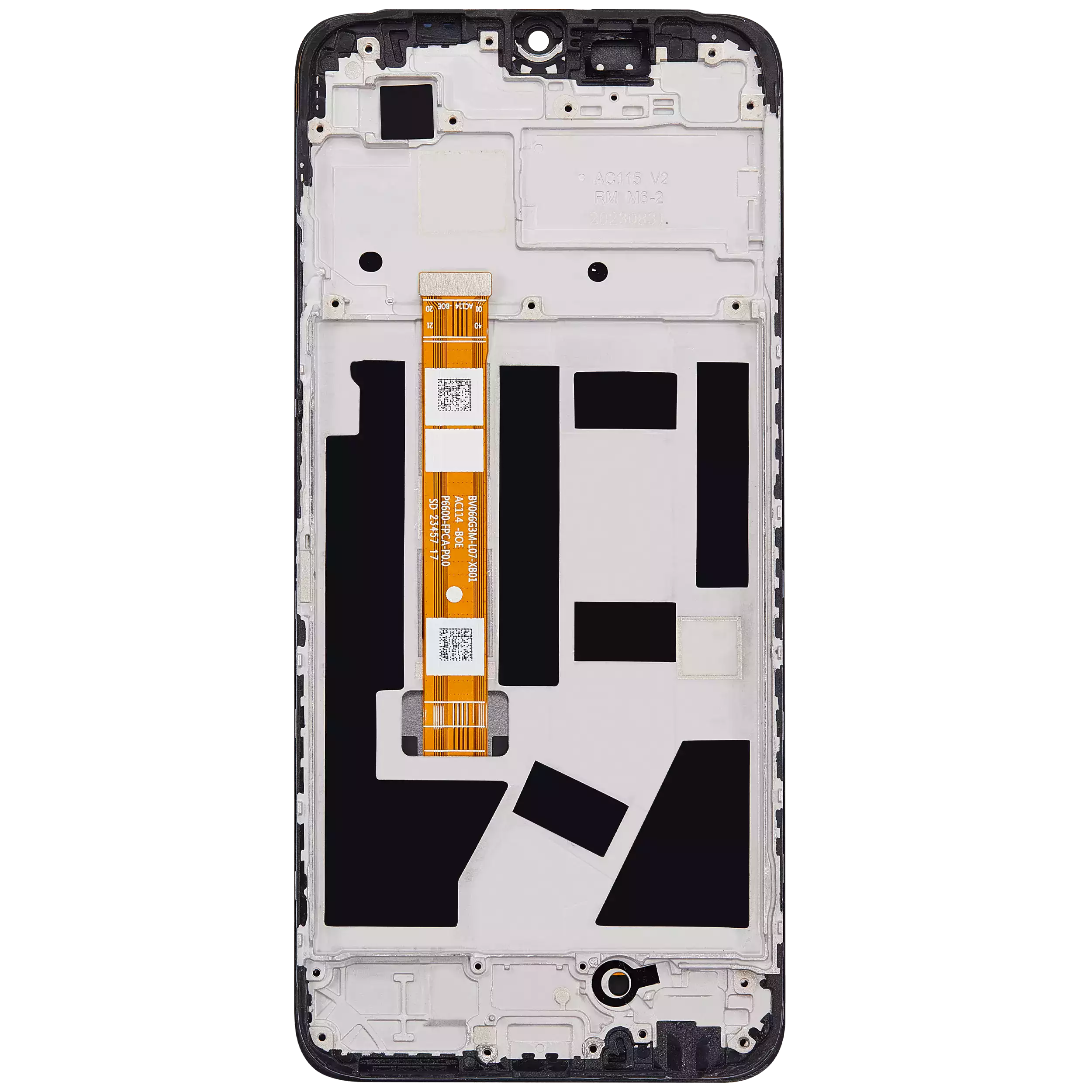 LCD Display mit Rahmen für OPPO A38 (professionell aufgearbeitet) – Bild 4