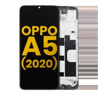 LCD Display mit Rahmen für OPPO A5 (2020) / A9 (2020) / A11 / A11x (professionell aufgearbeitet)