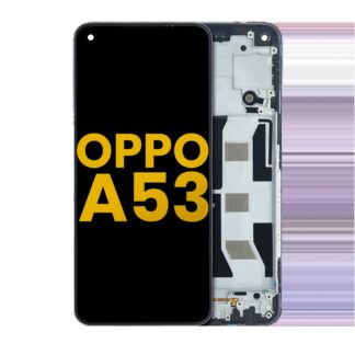 LCD Display mit Rahmen für OPPO A53 5G (professionell aufgearbeitet)