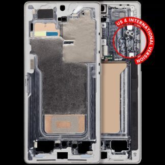 Mittelrahmen für Samsung Galaxy S25 Ultra (US & International Version) (Titanium White Silver)