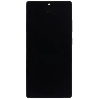 OLED Display mit Rahmen für Samsung Galaxy S25 Ultra 5G (Service Pack ) (US & International) (Titanium Jet Black)
