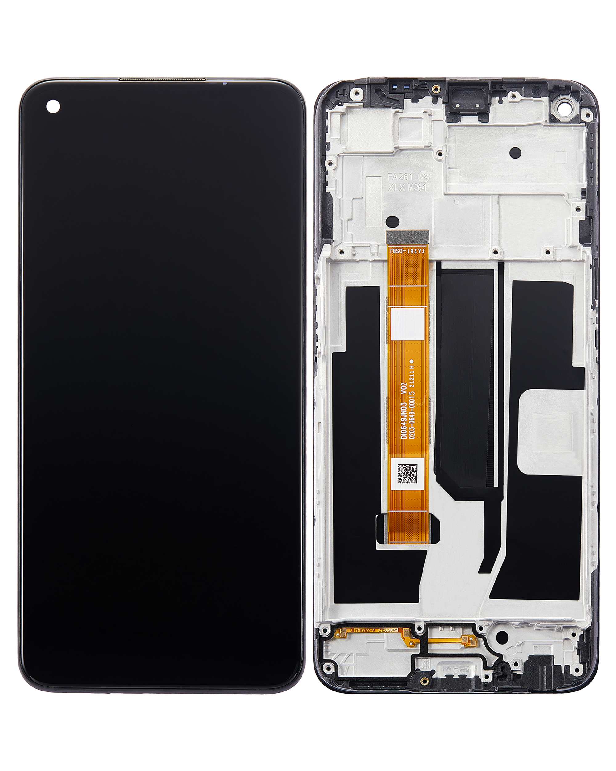 LCD Display mit Rahmen für OPPO A74 5G / A93 5G (professionell aufgearbeitet) – Bild 3