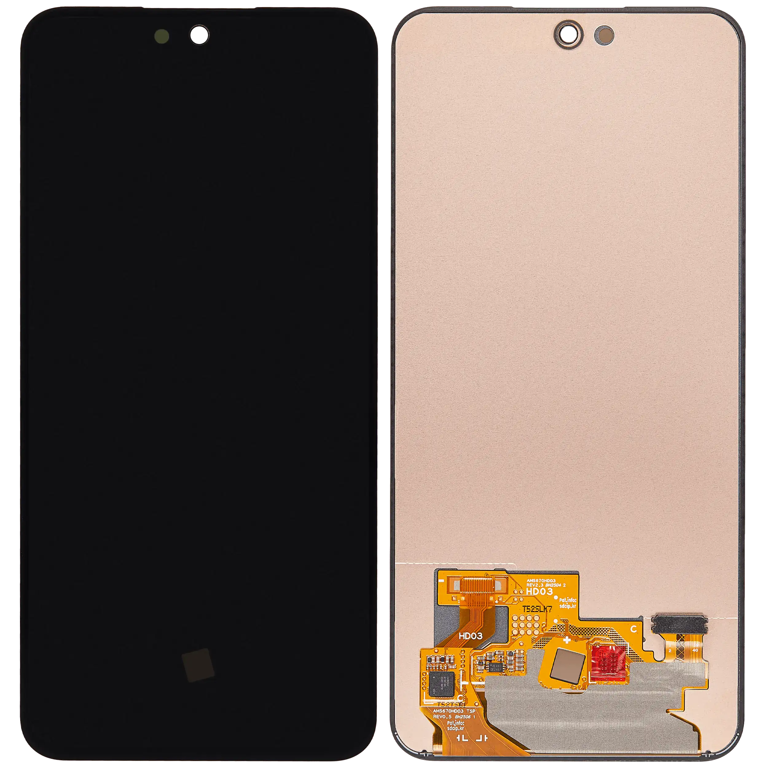 OLED Display ohne Rahmen für Samsung Galaxy A36 5G (A366 / 2025) (professionell aufgearbeitet) – Bild 2