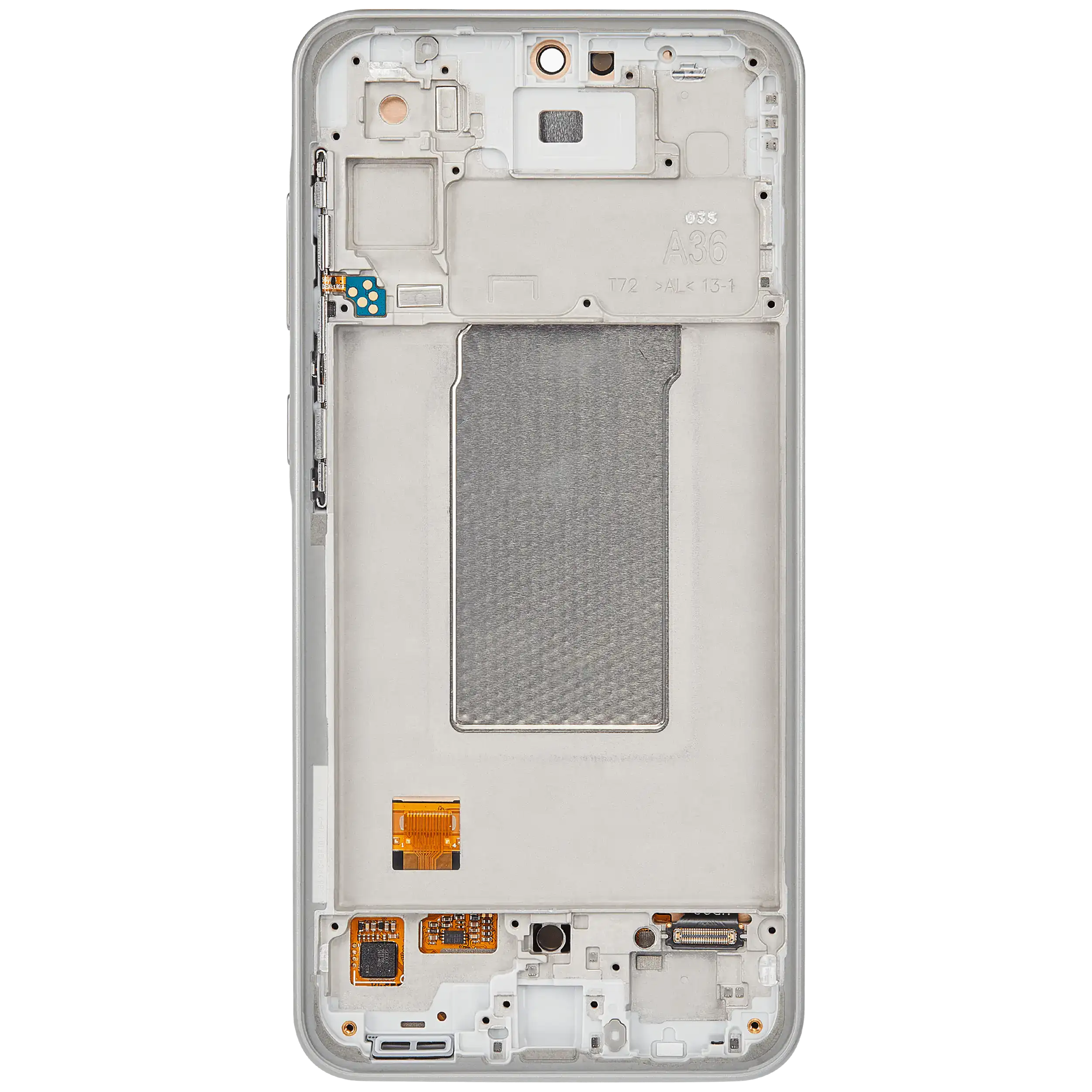 OLED Display mit Rahmen für Samsung Galaxy A36 5G (A366 / 2025) (professionell aufgearbeitet) (Lime) – Bild 3