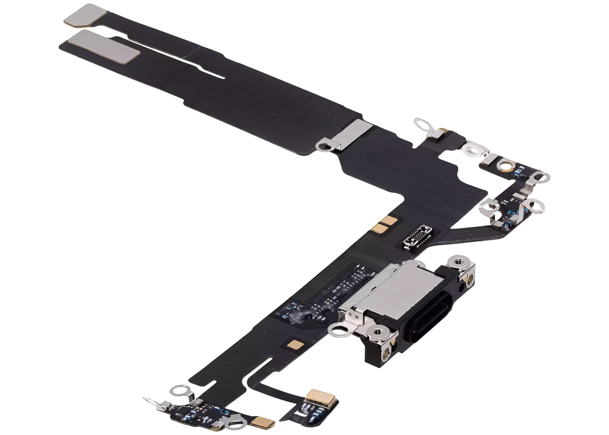 Ladebuchse Flexkabel für iPhone 16 (Premium) (Black (Schwarz)) – Bild 4