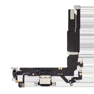 Ladebuchse Flexkabel für iPhone 16 (Premium) (Black (Schwarz))