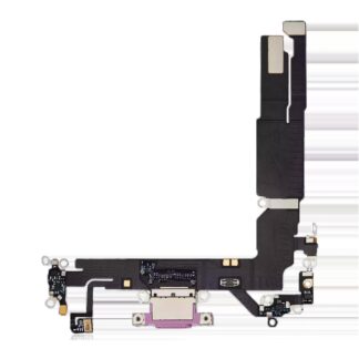 Ladebuchse Flexkabel für iPhone 16 (Premium) (Pink (Rosa))