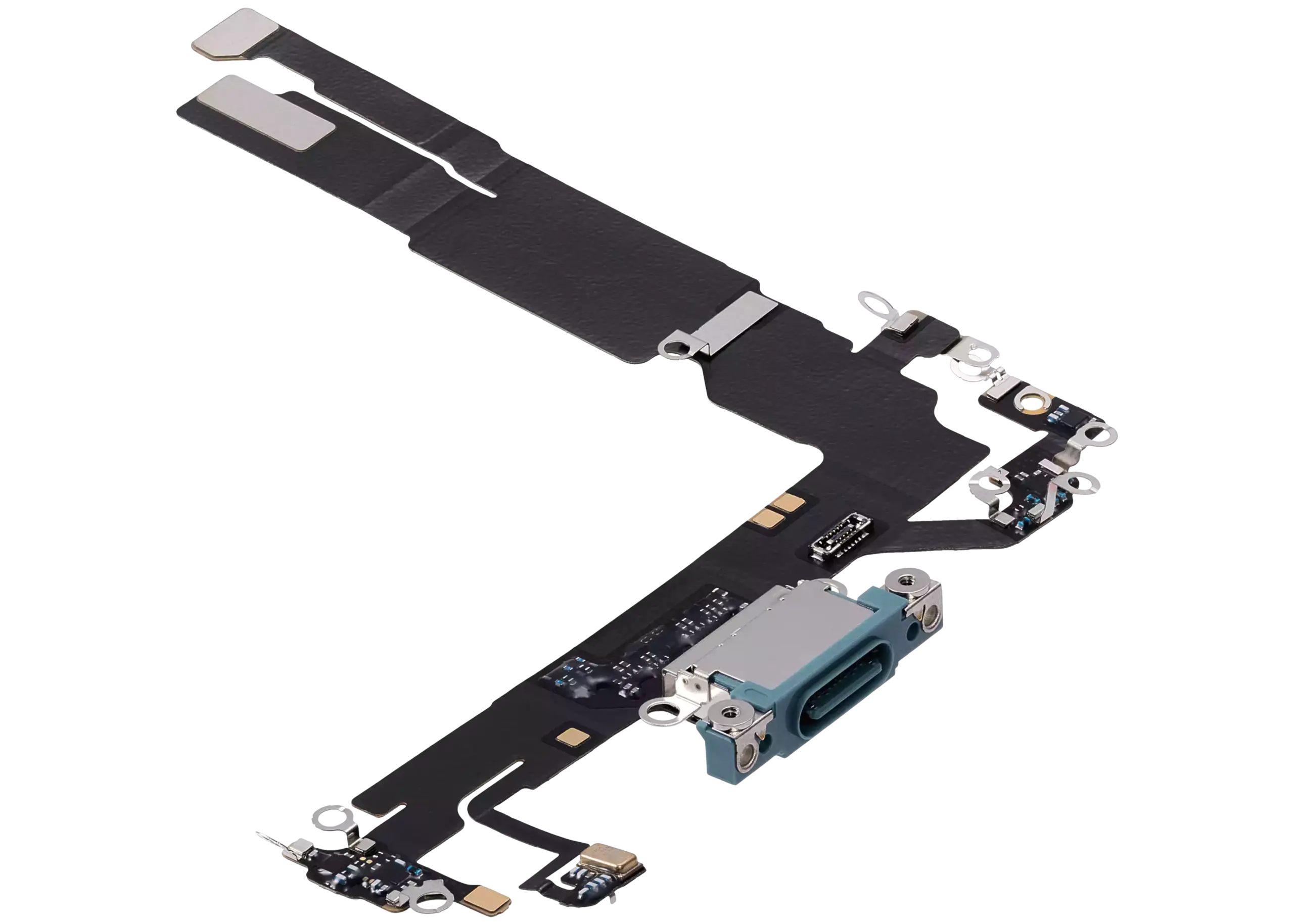 Ladebuchse Flexkabel für iPhone 16 (Premium) (Teal) – Bild 4
