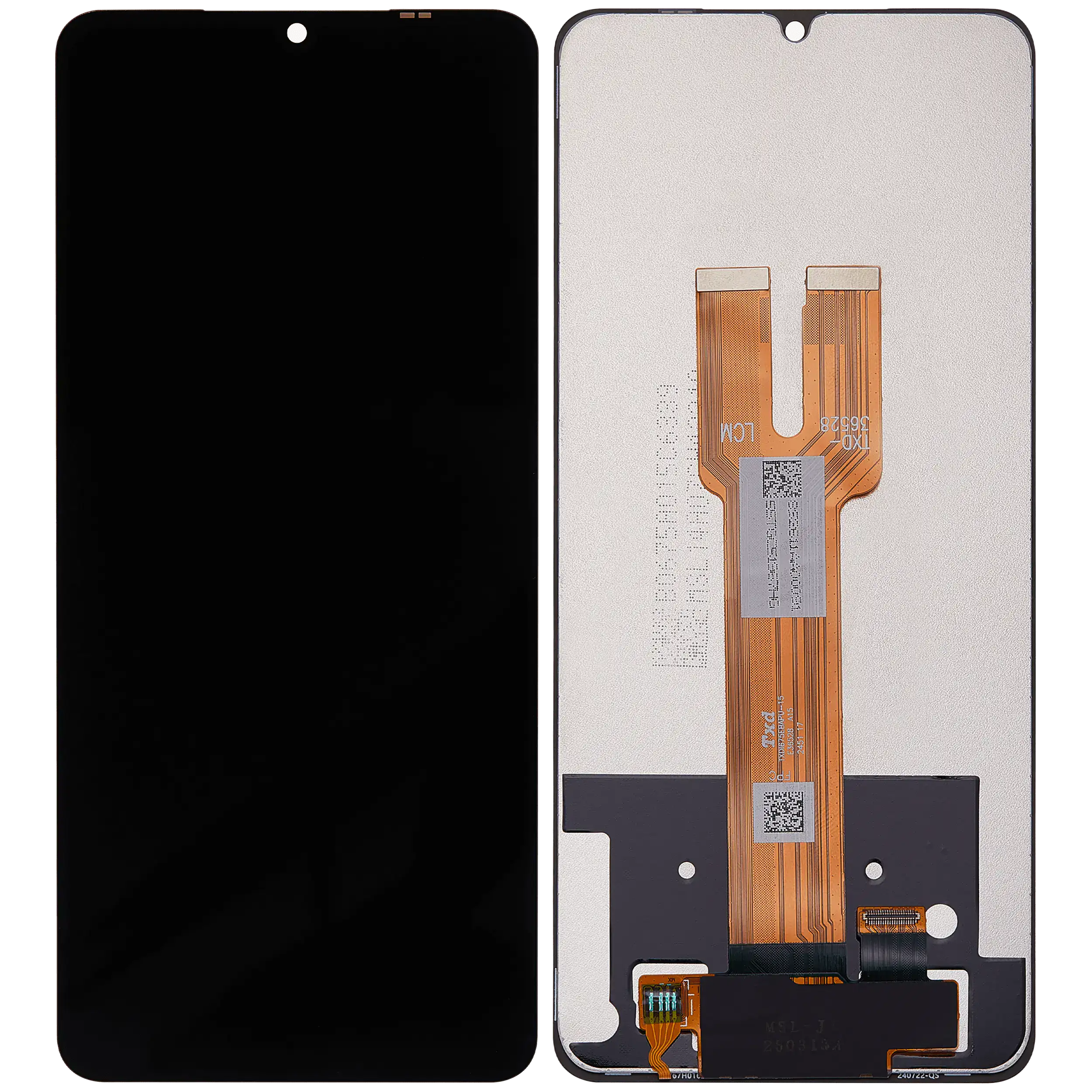 LCD Display ohne Rahmen für Samsung Galaxy A06 5G (A066 / 2025) (professionell aufgearbeitet) – Bild 2