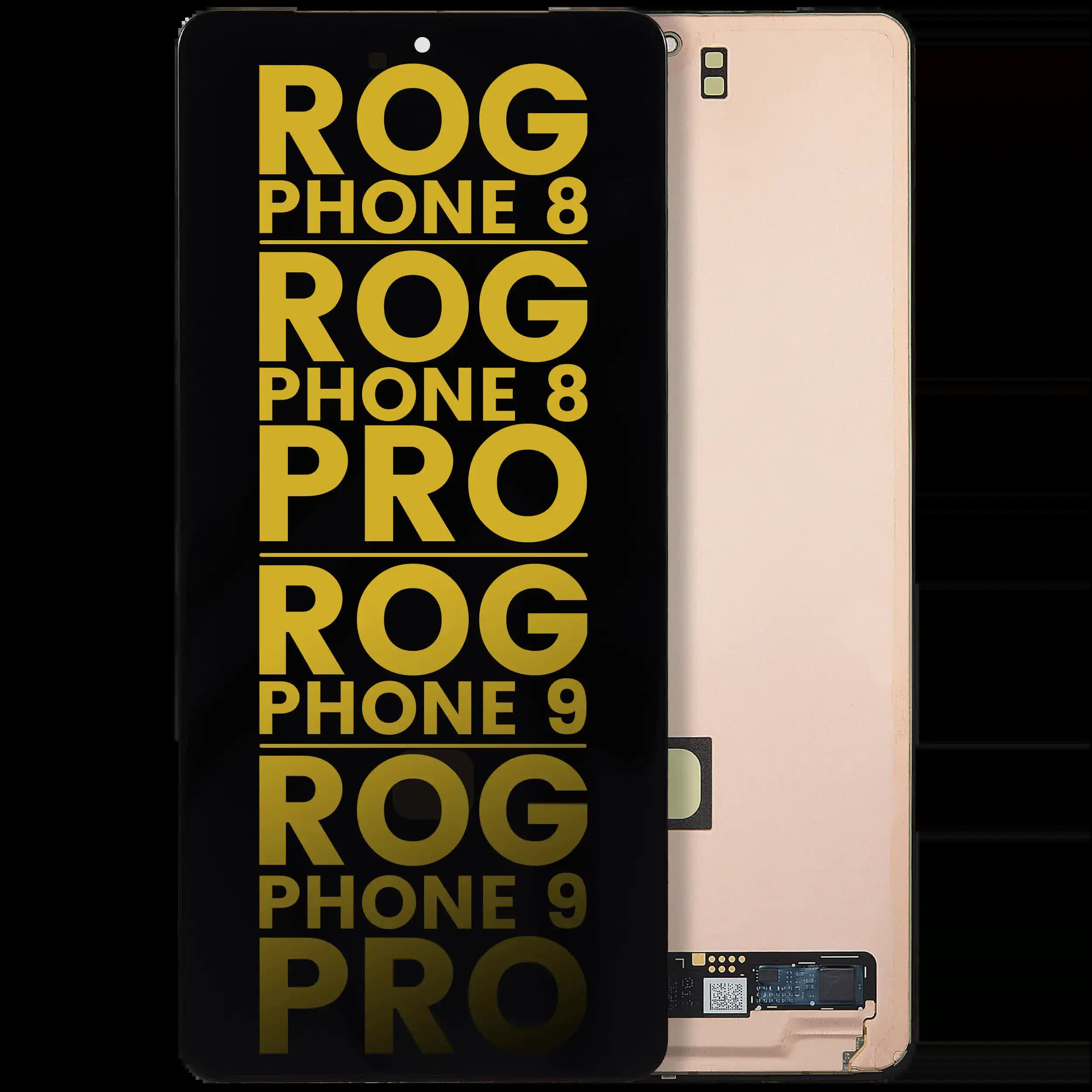 OLED Display ohne Rahmen für Asus ROG Phone 8 / ROG Phone 8 Pro / ROG Phone 9 / ROG Phone 9 Pro (professionell aufgearbeitet)