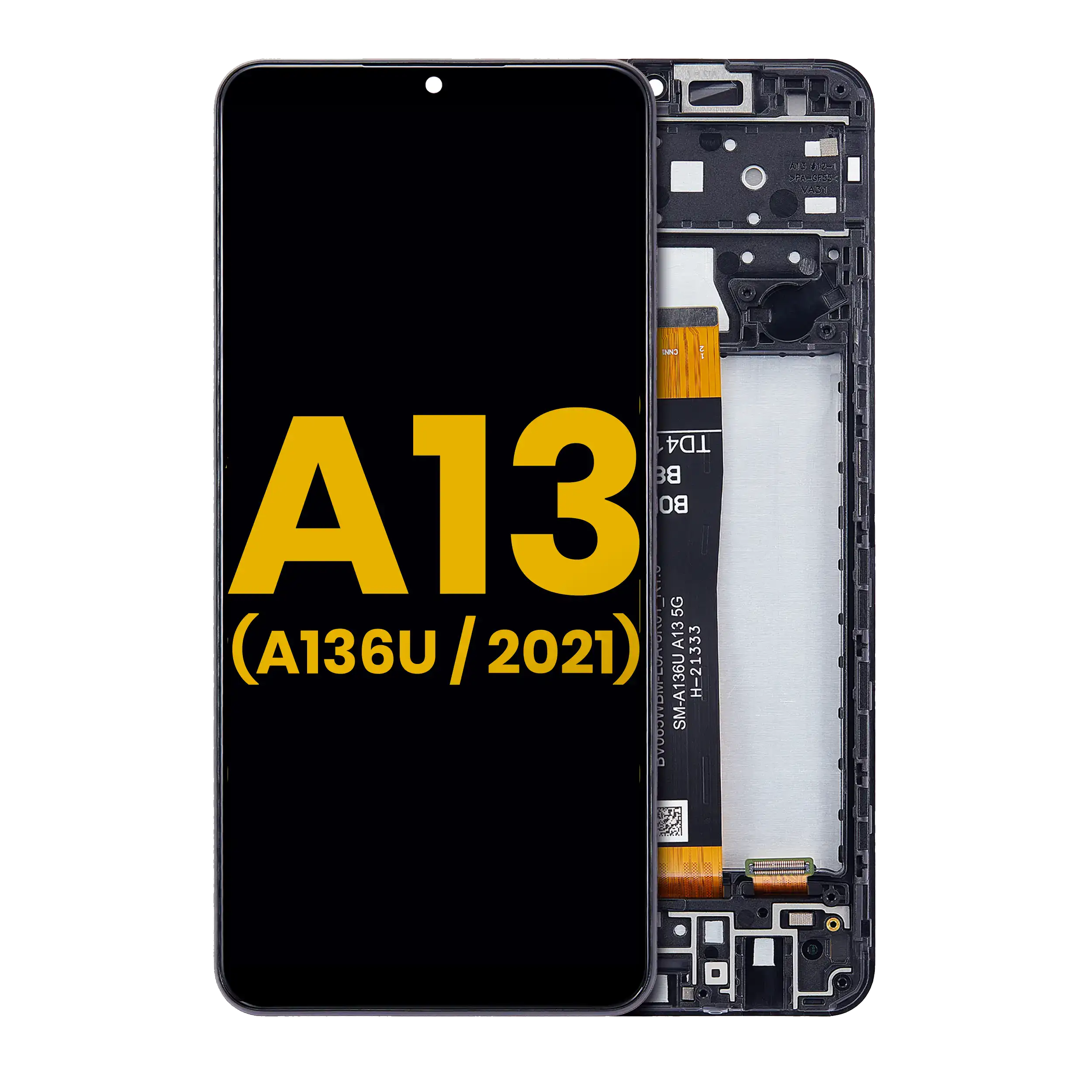LCD Display mit Rahmen für Samsung Galaxy A13 5G (A136U / 2021) (US-Version) (Service Pack) – Bild 3