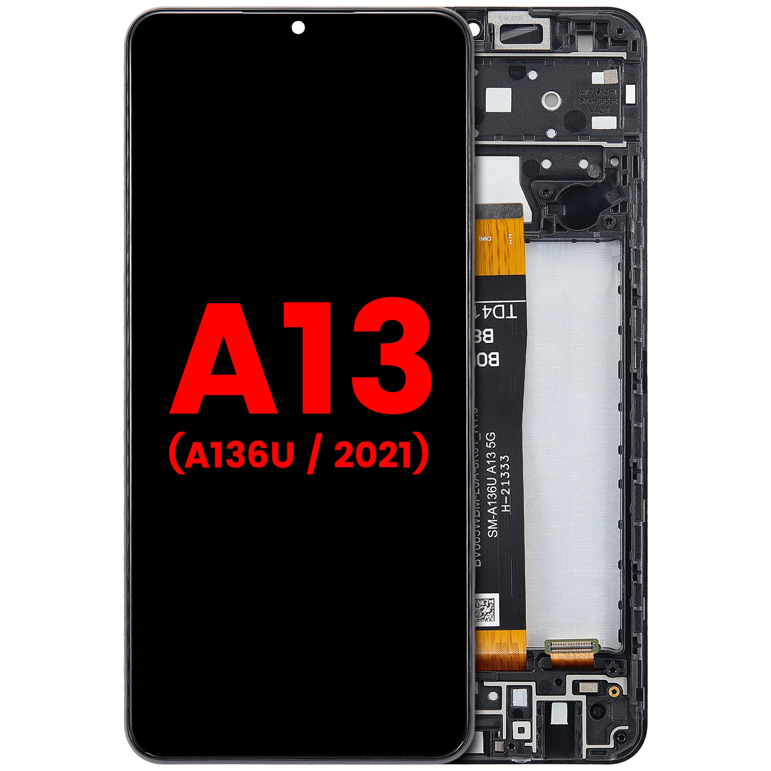 LCD Display mit Rahmen für Samsung Galaxy A13 5G (A136U / 2021) (US-Version) (Service Pack) – Bild 5