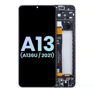 LCD Display mit Rahmen für Samsung Galaxy A13 5G (A136U / 2021) (US-Version) (Service Pack)