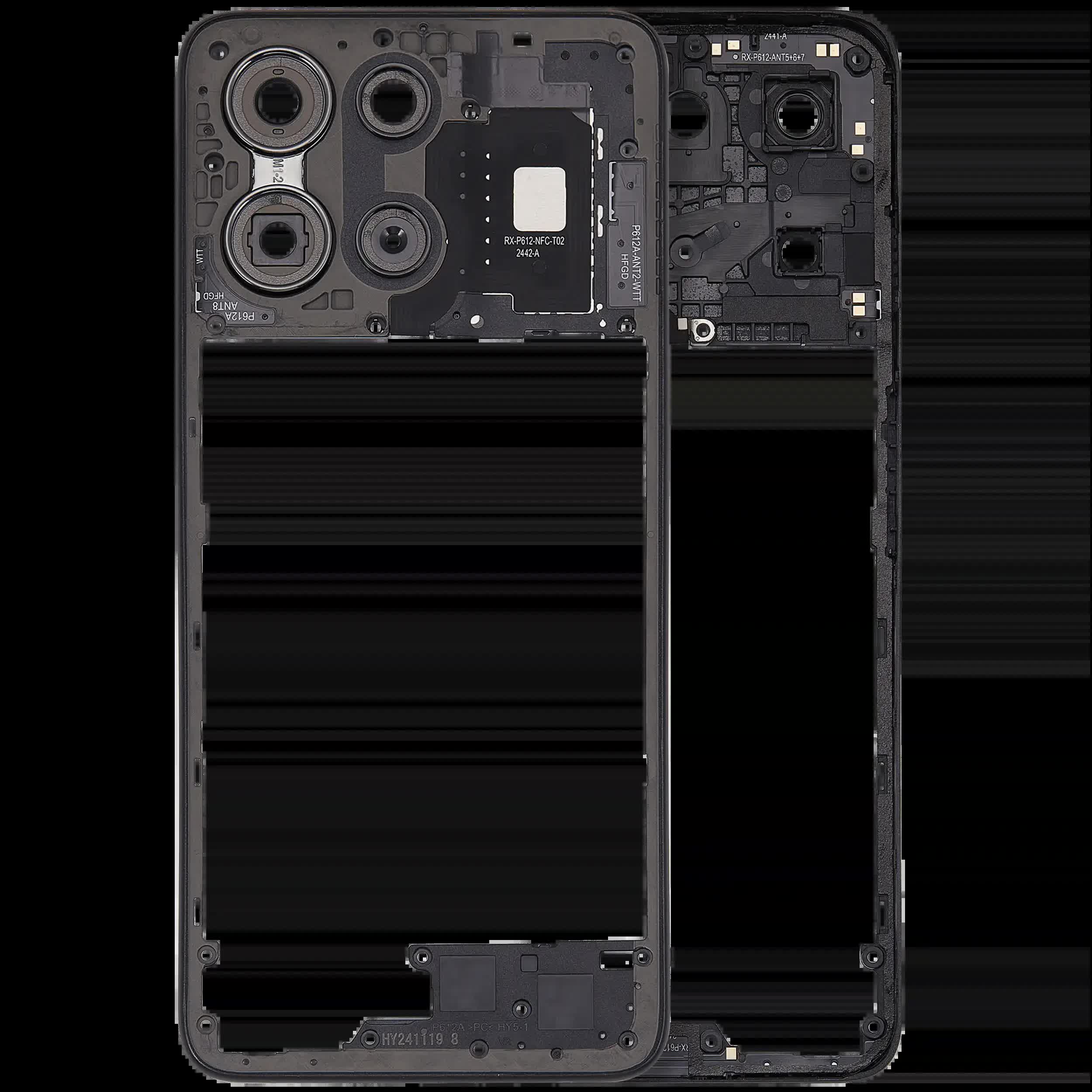 Mittelrahmen für Motorola Moto G 5G (XT2513 / 2025) (Forest Gray)