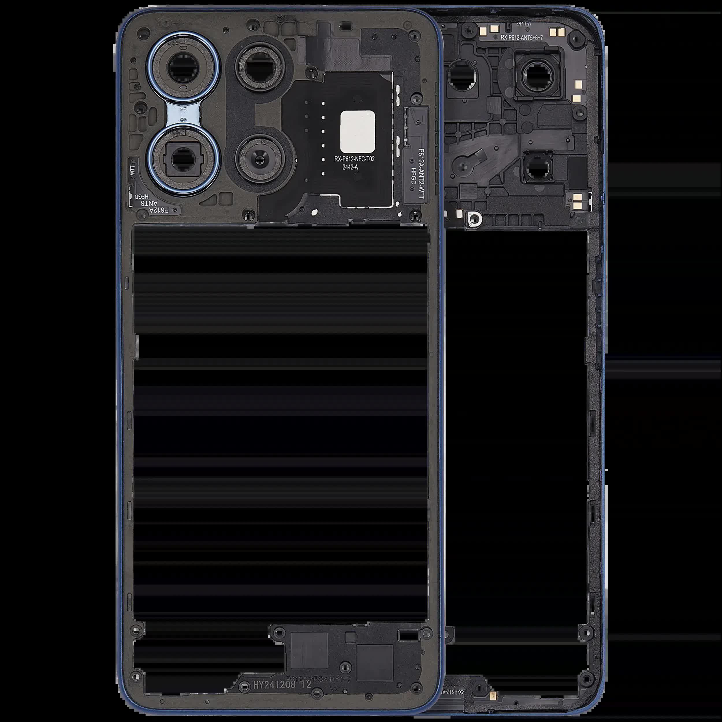 Mittelrahmen für Motorola Moto G 5G (XT2513 / 2025) (Sapphire Blue)