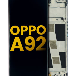 LCD Display mit Rahmen für OPPO A92 (professionell aufgearbeitet)