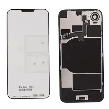 Rückglas mit MagSafe Magnet & NFC & Taschenlampen-Flexkabel für iPhone 16e (Original) (White (Weiß))