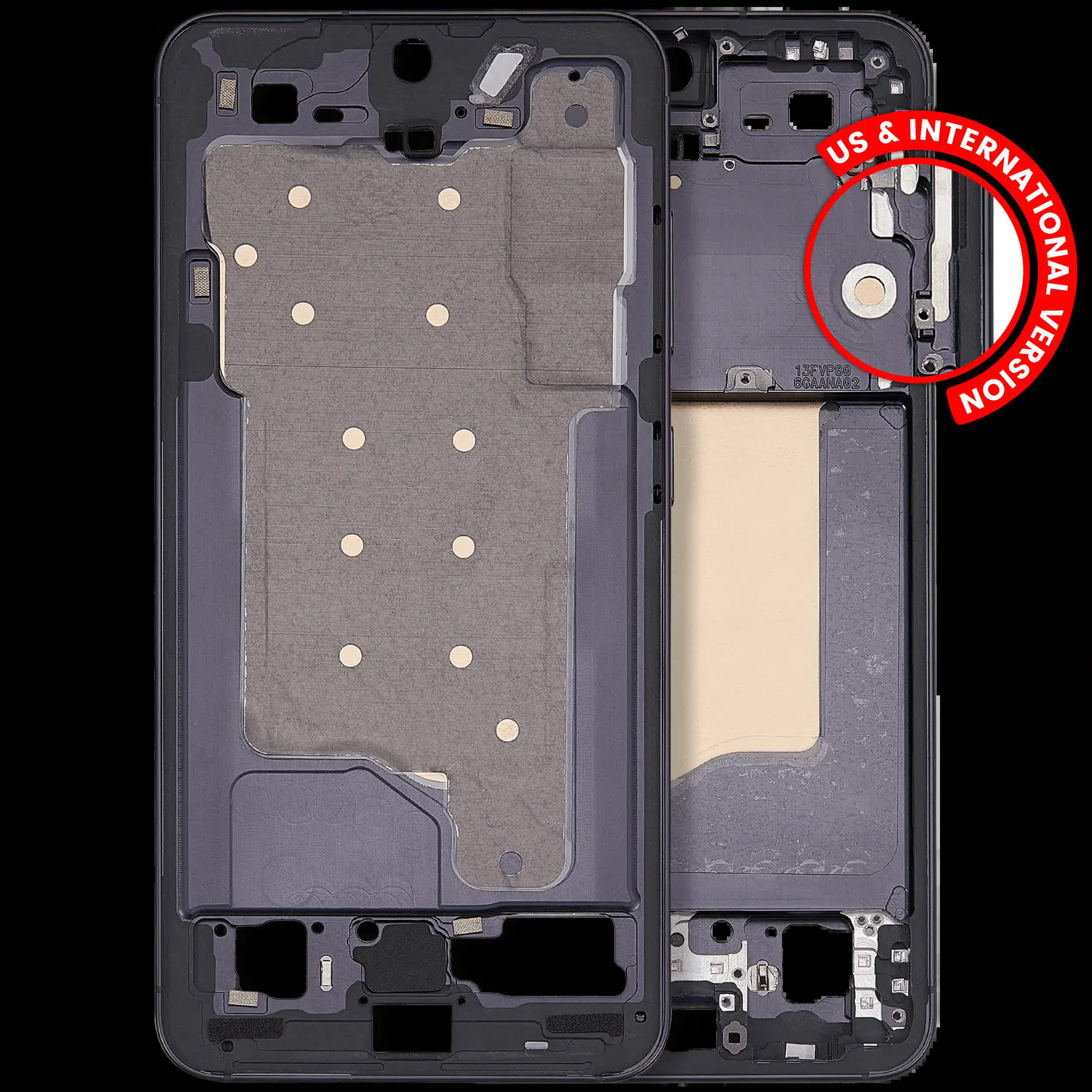 Mittelrahmen für Samsung Galaxy S25 5G (US & International Version) (Blue Black)