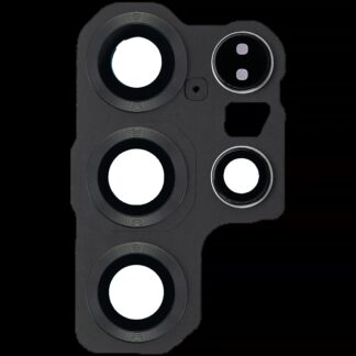Rückkamera-Glas mit Abdeckung Blendenring für Samsung Galaxy S25 Ultra 5G (Titanium Jet Black)