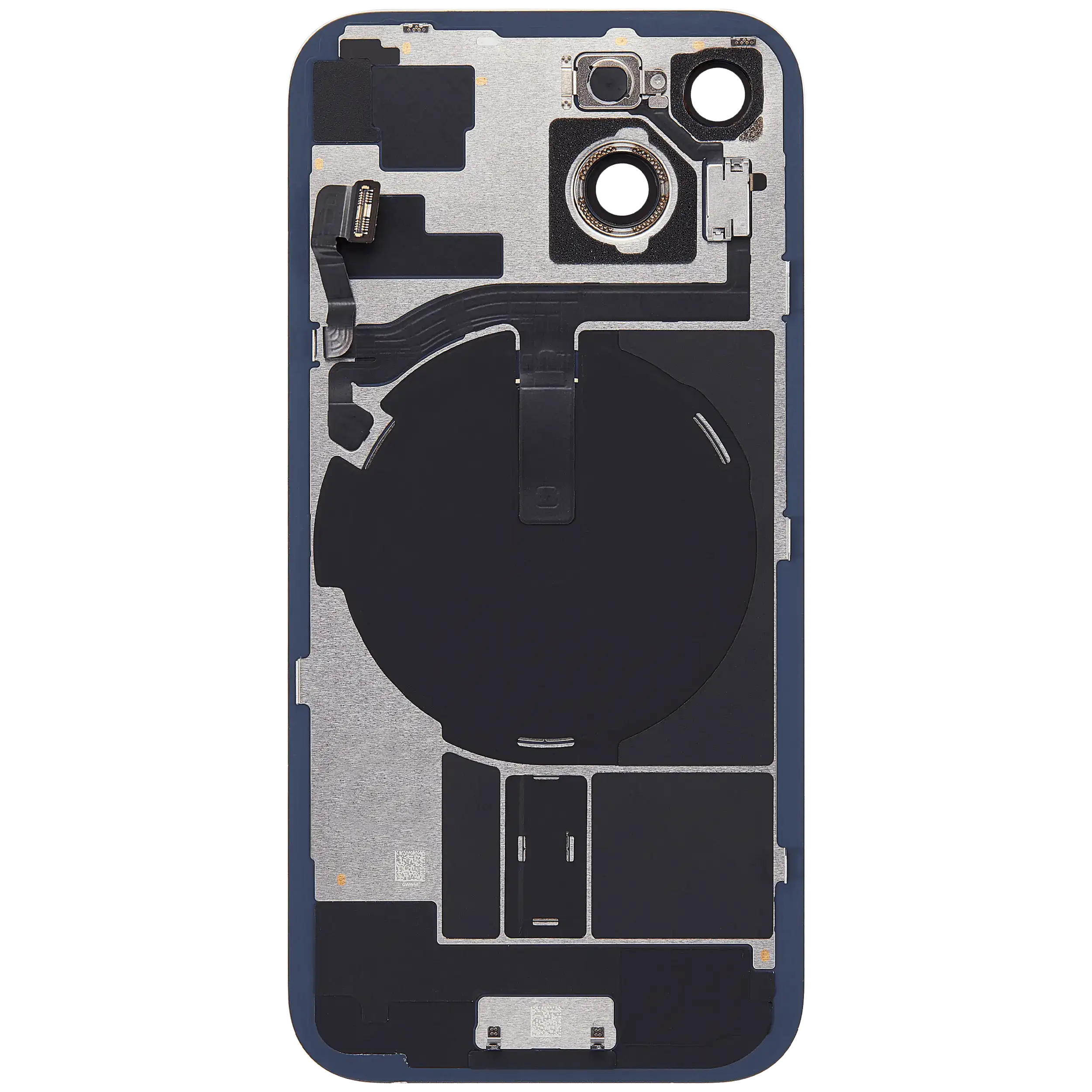 Rückglas mit MagSafe Magnet & NFC & Taschenlampen-Flexkabel für iPhone 15 (Service Pack) (Blue (Blau)) – Bild 4