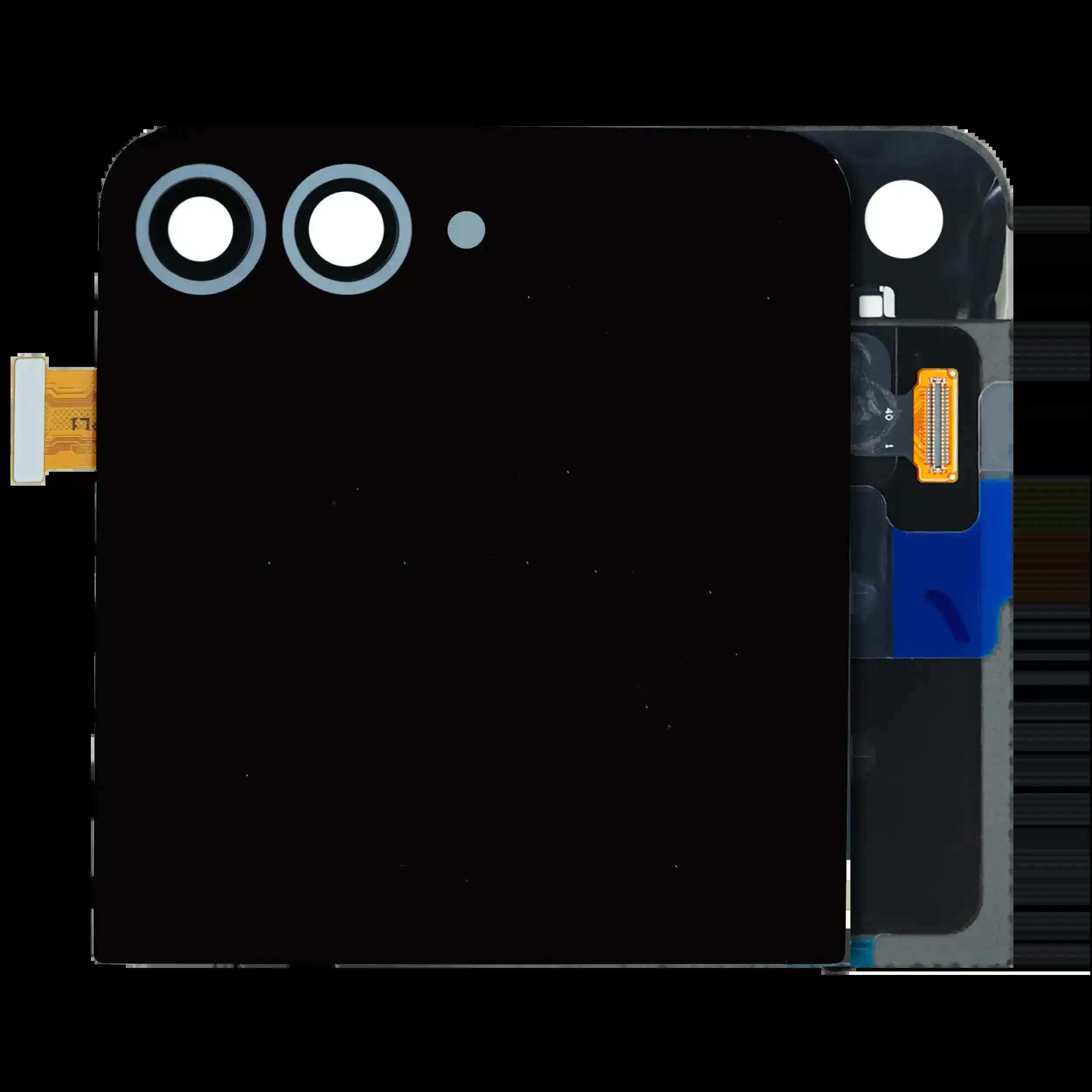 Outer OLED Display für Samsung Galaxy Z Flip 6 5G (US & International) (ausgebautes Originalteil: Grade B/C) (Blue (Blau))