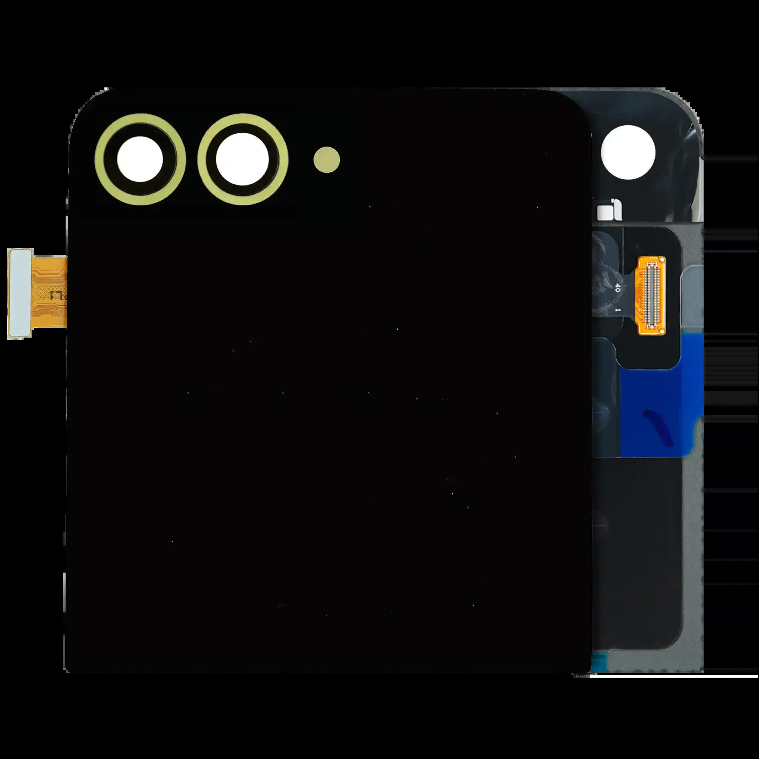 Outer OLED Display für Samsung Galaxy Z Flip 6 5G (US & International) (ausgebautes Originalteil: Grade B/C) (Yellow)