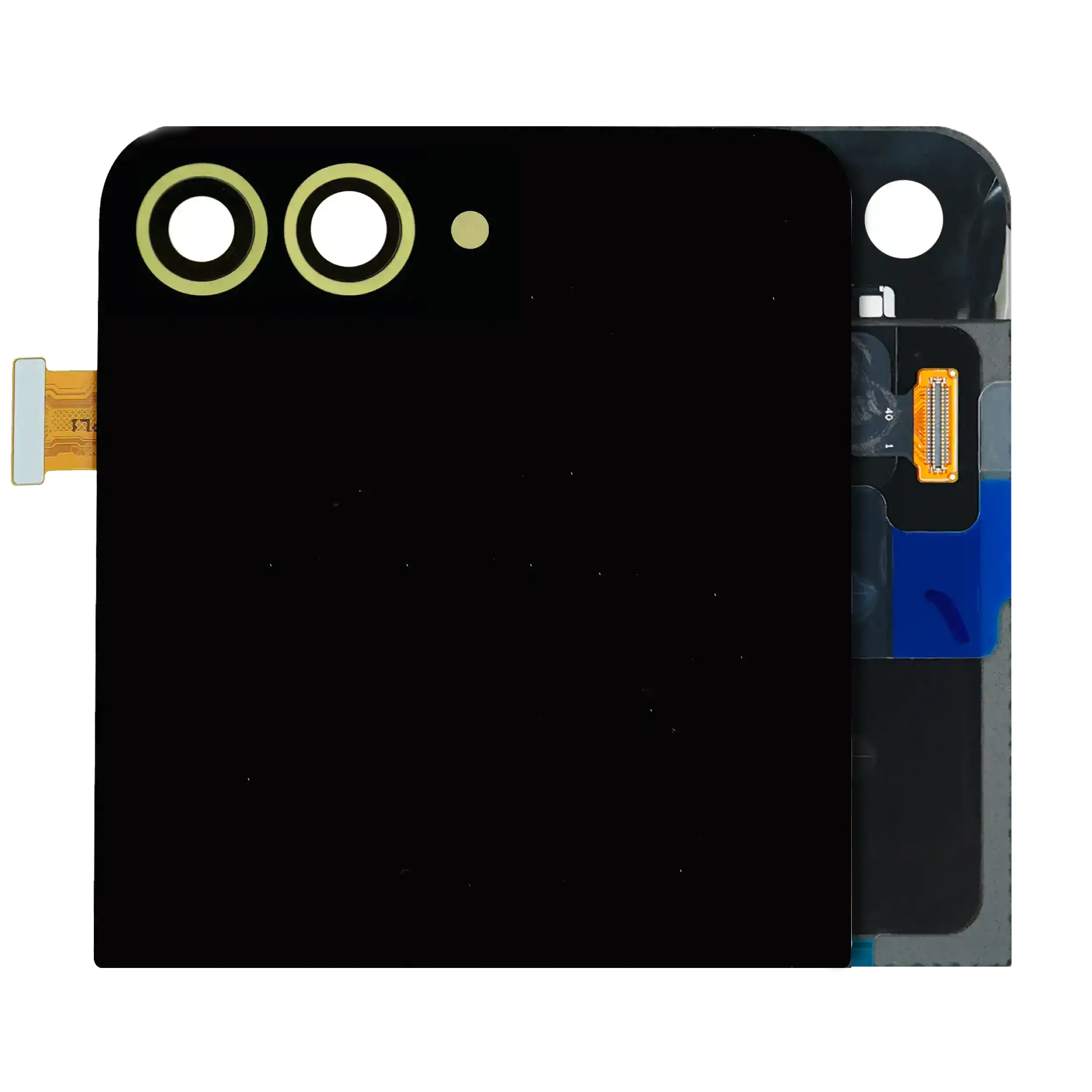 Outer OLED Display für Samsung Galaxy Z Flip 6 5G (US & International) (ausgebautes Originalteil: Grade A/B) (Silver Shadow) – Bild 5