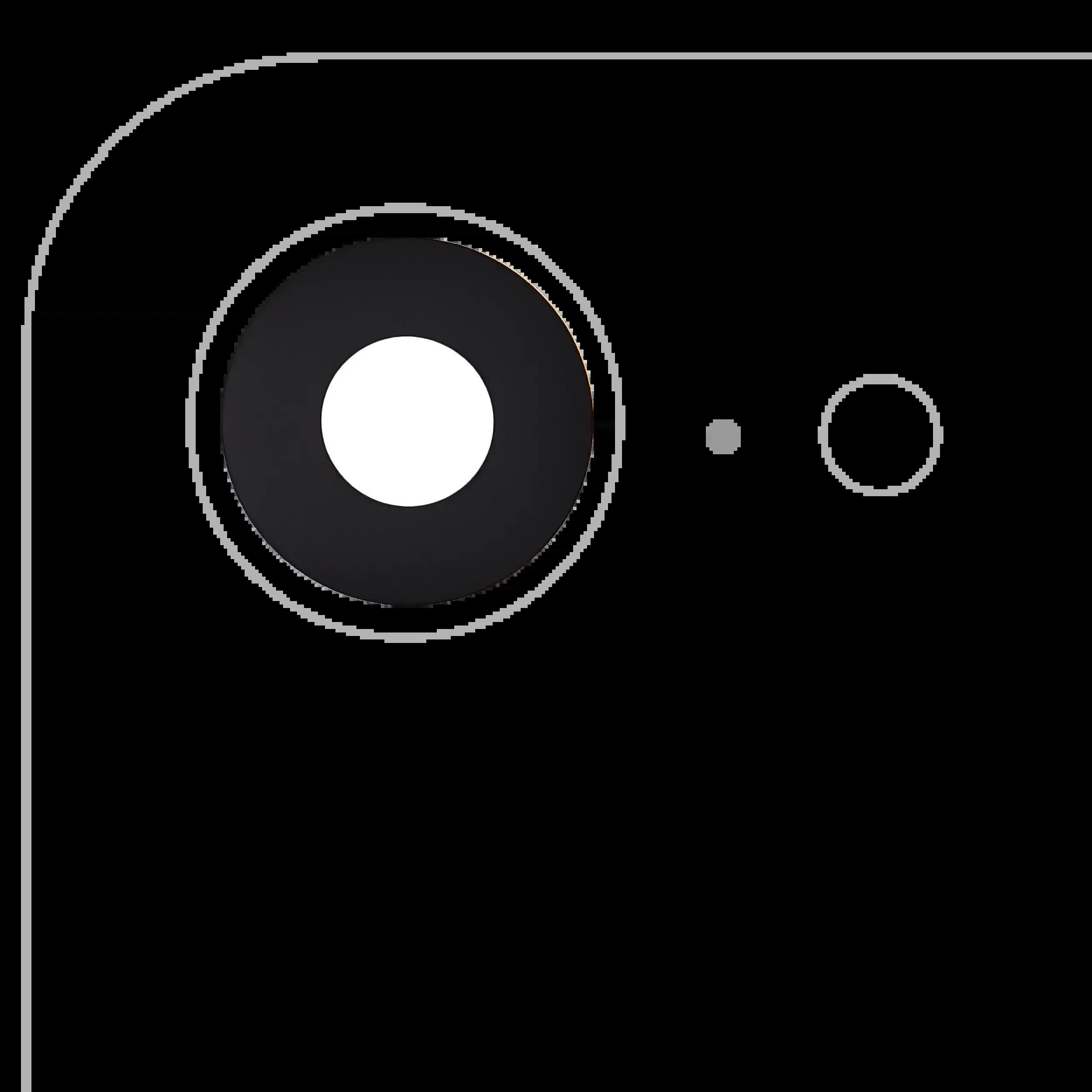 Rückkamera-Glas (nur Glas) mit Klebefolie für iPhone 16e / 17e (Premium) (Real Sapphire)