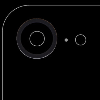 Rückkamera-Blendenring einzeln für iPhone 16e / 17e (Black (Schwarz))