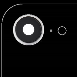 Rückkamera-Glas mit Halterung und Blende für iPhone 16e / 17e (Premium) (White (Weiß))