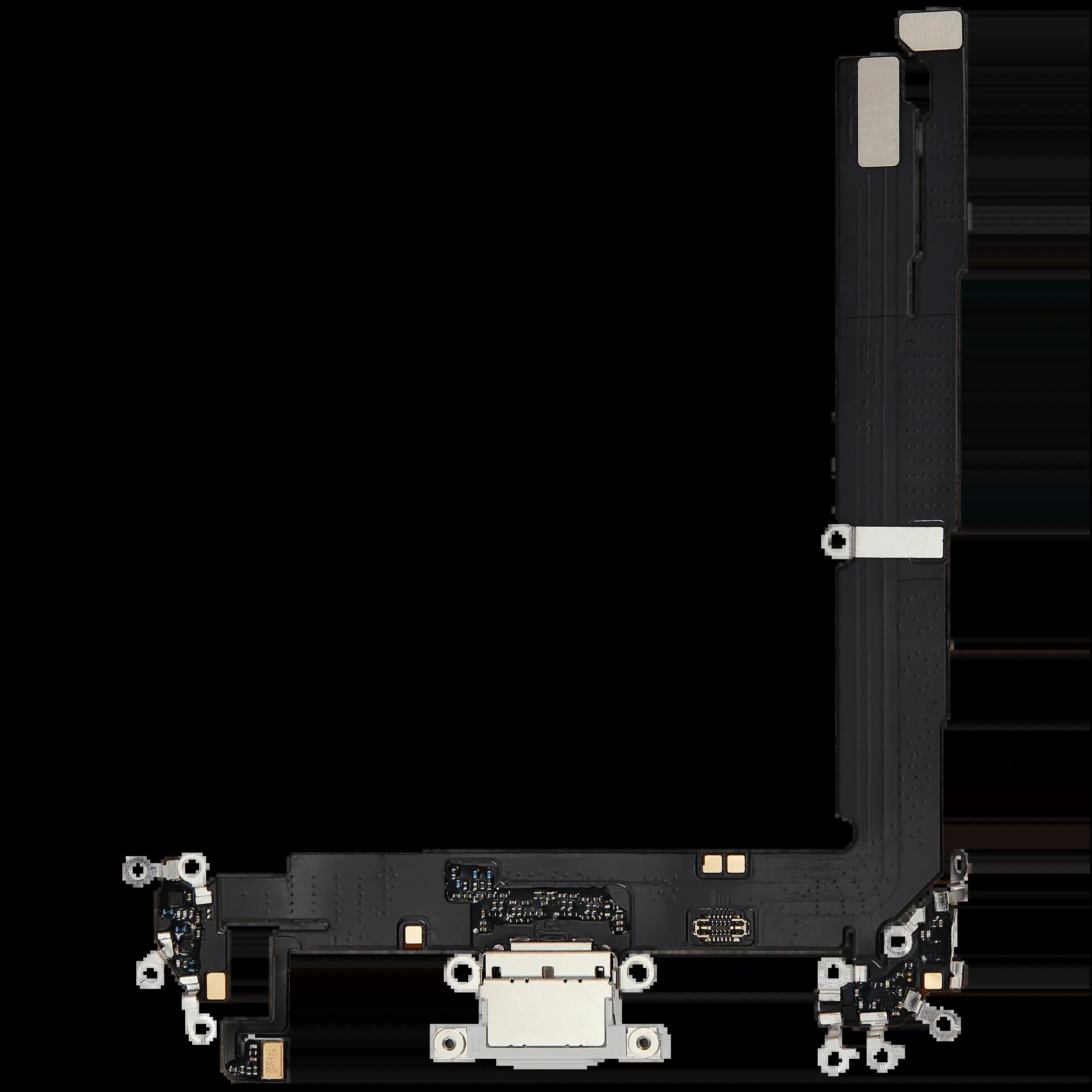 Ladebuchse Flexkabel für iPhone 16 Plus (Aftermarket Plus) (White (Weiß))