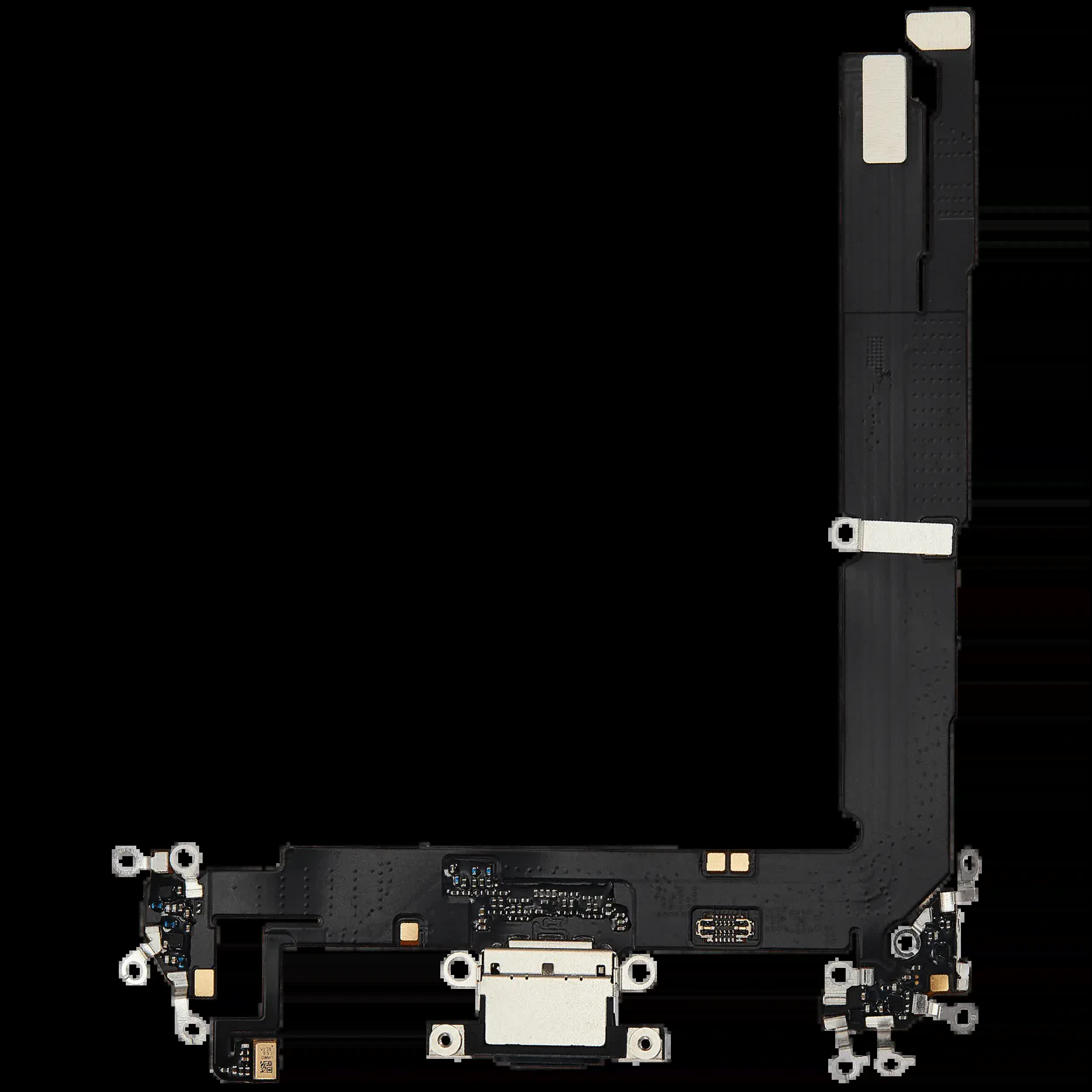 Ladebuchse Flexkabel für iPhone 16 Plus (Aftermarket Plus) (Black (Schwarz))