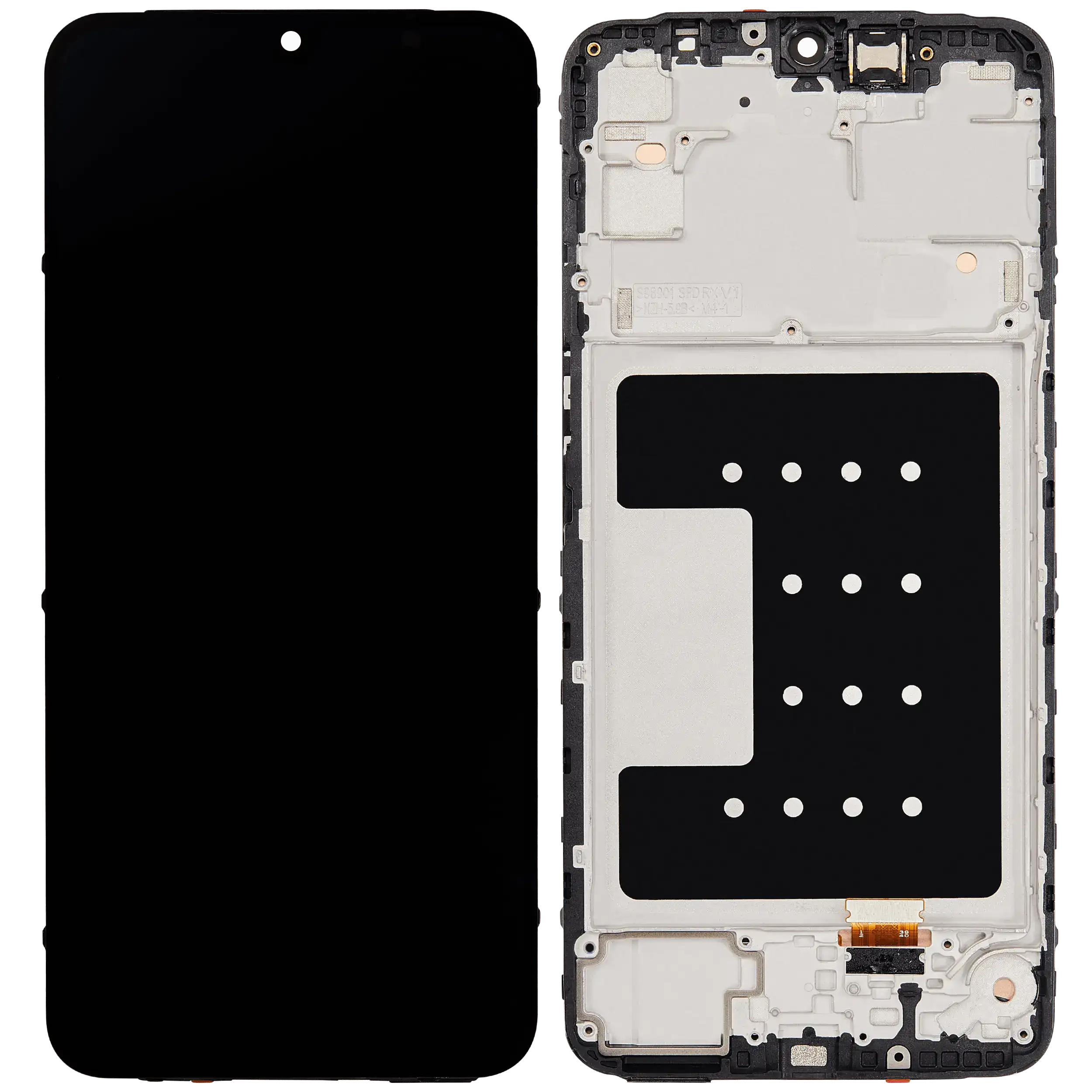 OLED Display mit Rahmen für Samsung Galaxy A16 5G (A166P / 2024) (International Dual SIM) (professionell aufgearbeitet) – Bild 2