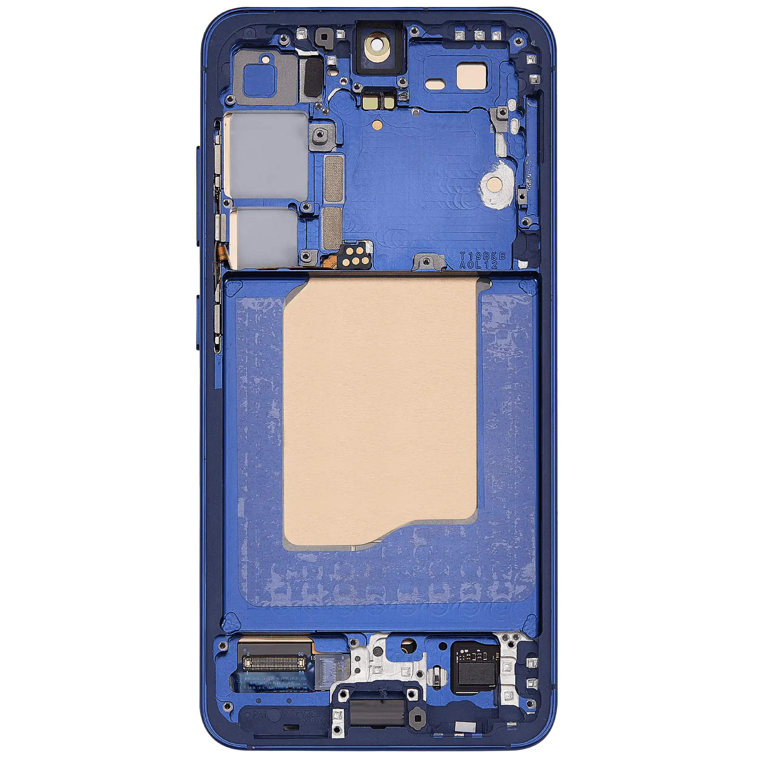 OLED Display mit Rahmen für Samsung Galaxy S25 5G (US & International) (Service Pack) (Navy) – Bild 4