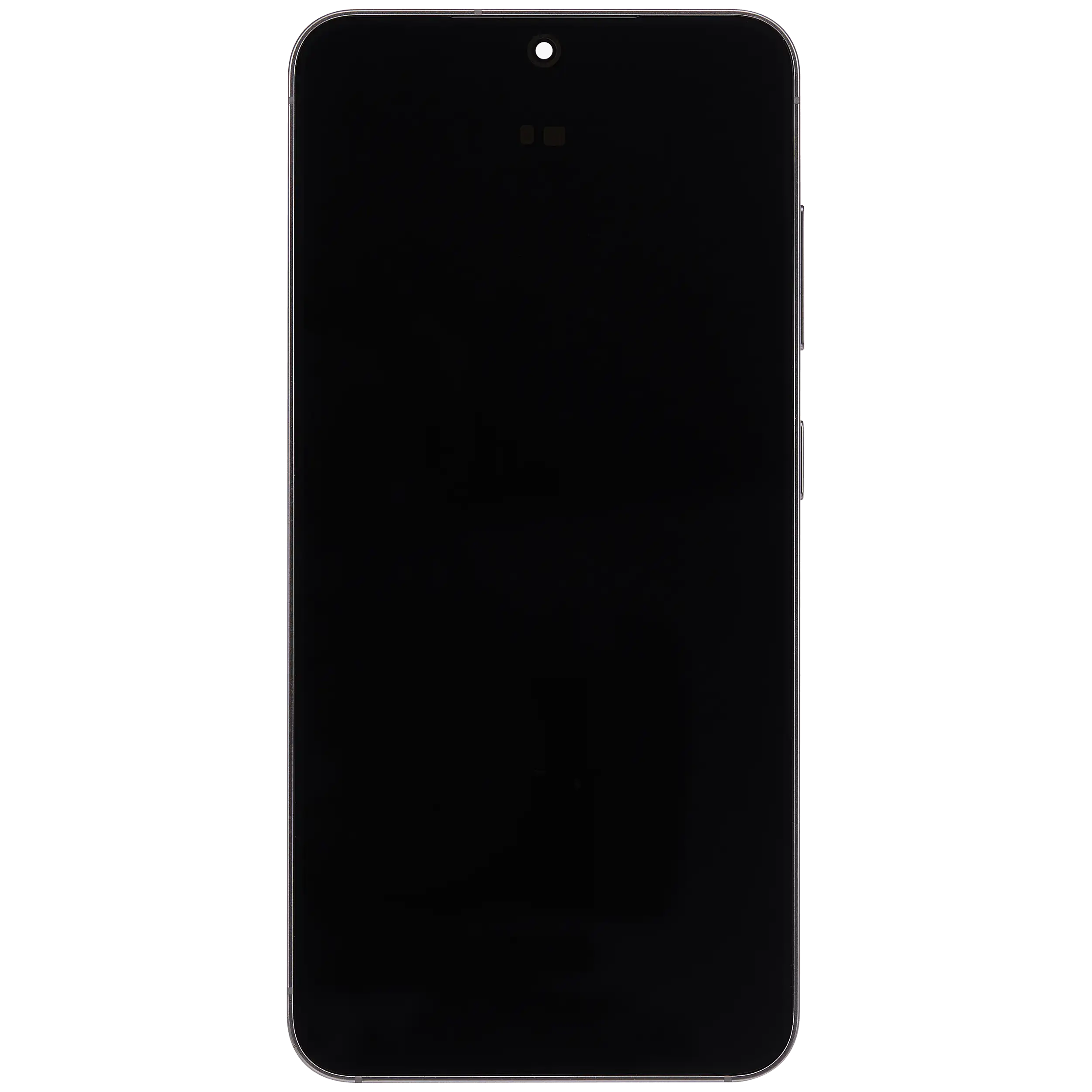 OLED Display mit Rahmen für Samsung Galaxy S25 5G (US & International) (professionell aufgearbeitet) (Silver Shadow) – Bild 3