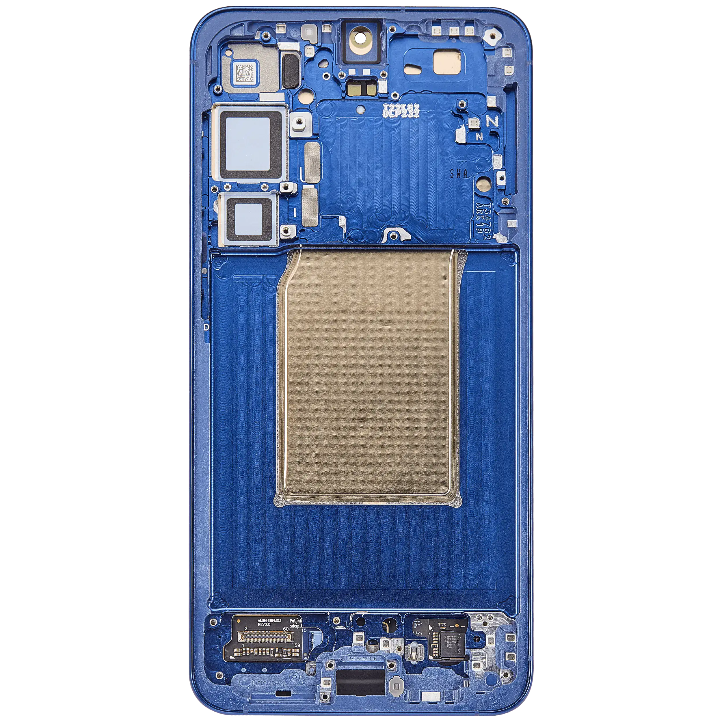 OLED Display mit Rahmen für Samsung Galaxy S25 Plus 5G (US & International Version) (professionell aufgearbeitet) (Navy) – Bild 4
