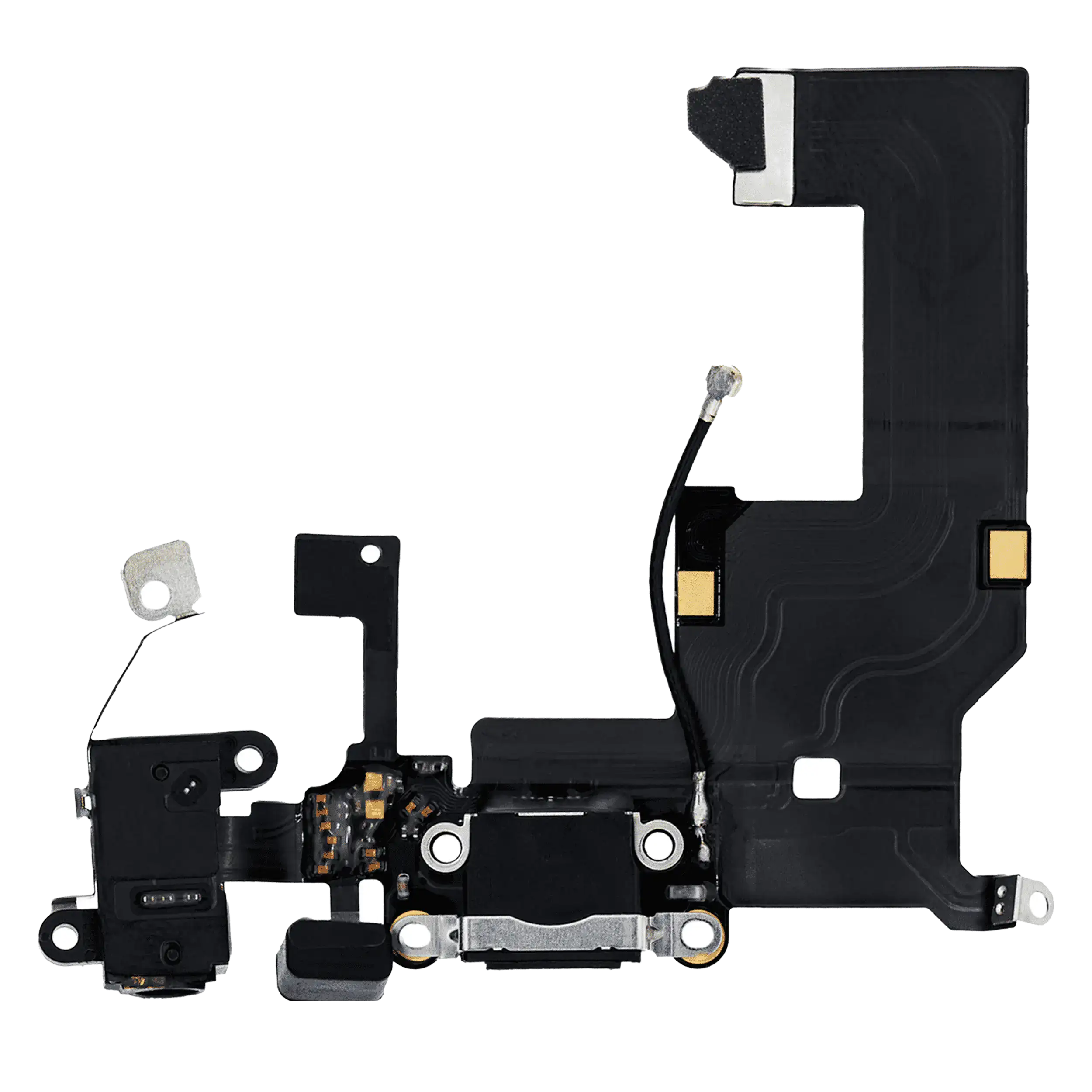 Ladebuchse Flexkabel mit Platine für iPhone 16 Pro (Original) (Black Titanium) – Bild 2