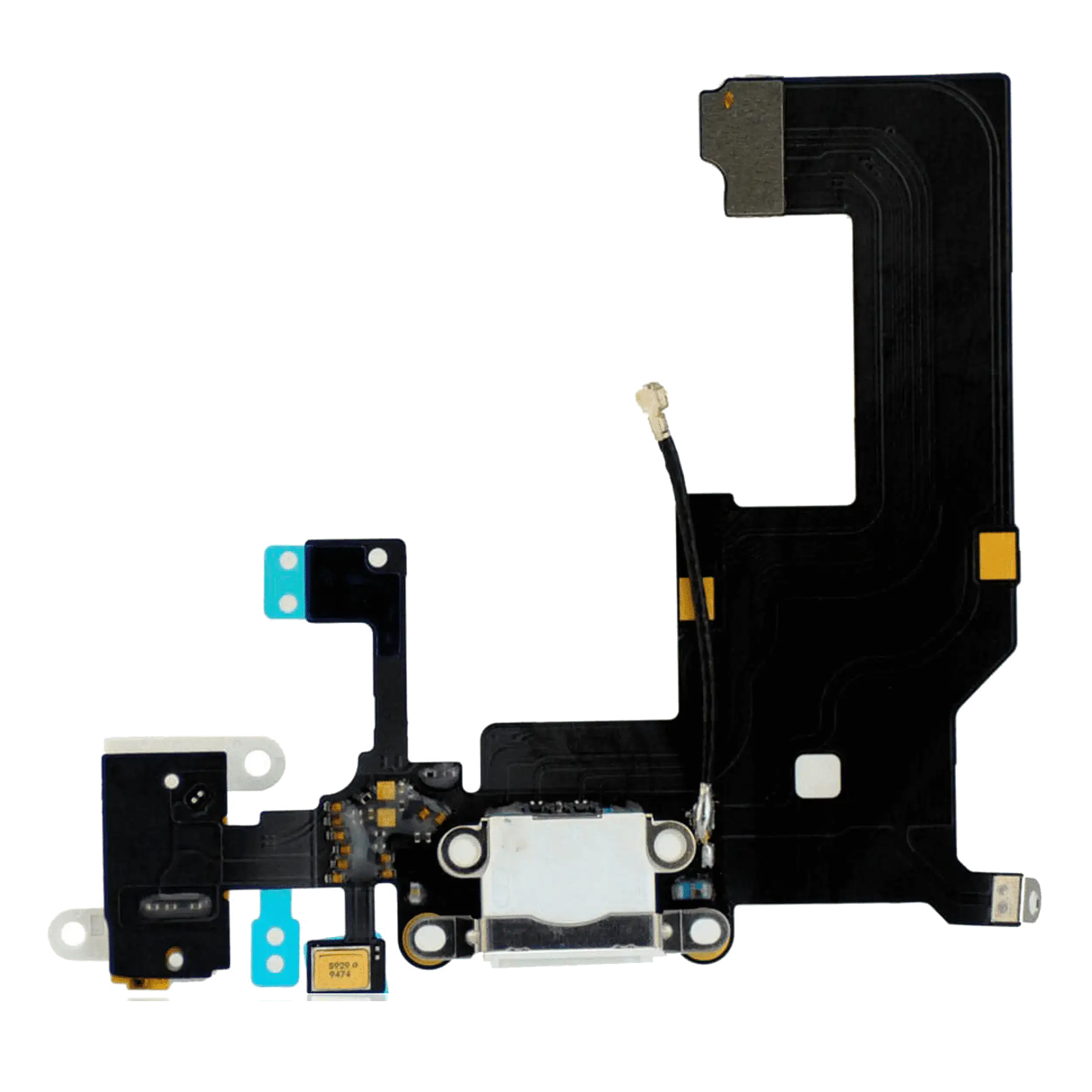 Ladebuchse Flexkabel mit Platine für iPhone 16 Pro (Original) (Black Titanium) – Bild 3