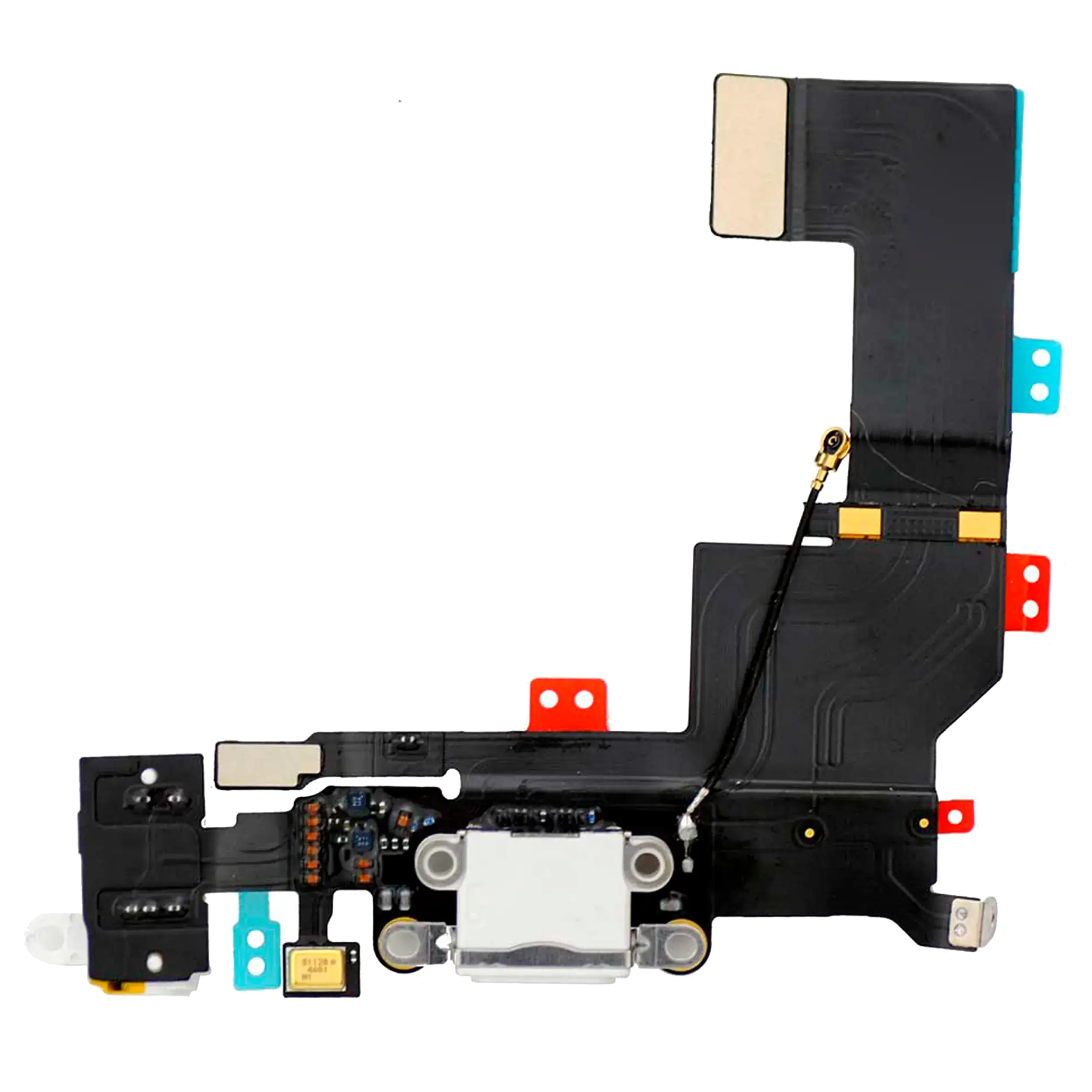 Ladebuchse Flexkabel mit Platine für iPhone 16 Pro (Original) (Black Titanium) – Bild 5
