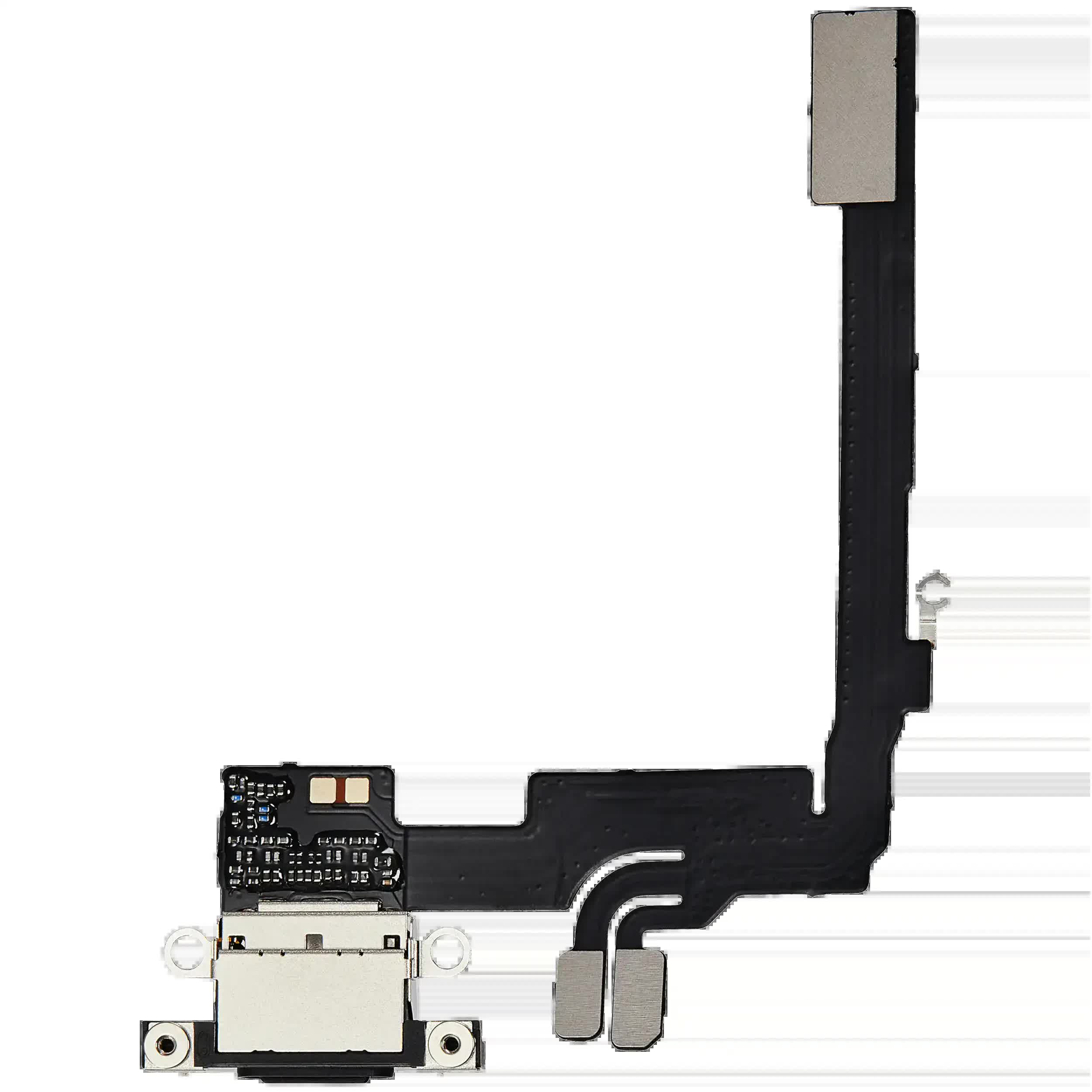 Ladebuchse Flexkabel mit Platine für iPhone 16 Pro (Original) (Black Titanium)
