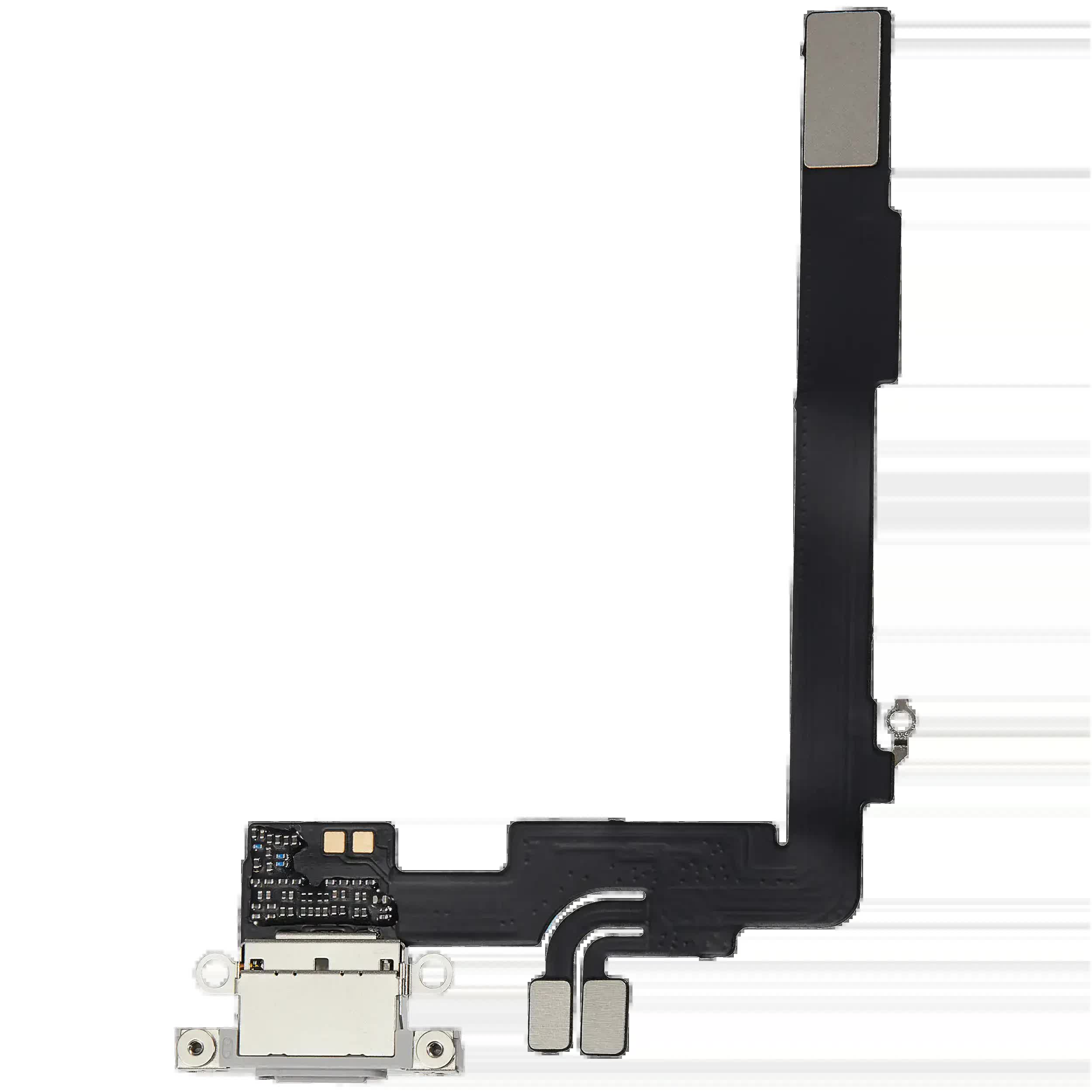Ladebuchse Flexkabel mit Platine für iPhone 16 Pro Max (Original) (White Titanium)