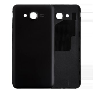 Rückdeckelglas für Samsung Galaxy J7 (J727 / 2017) (Service Pack) (Black (Schwarz))