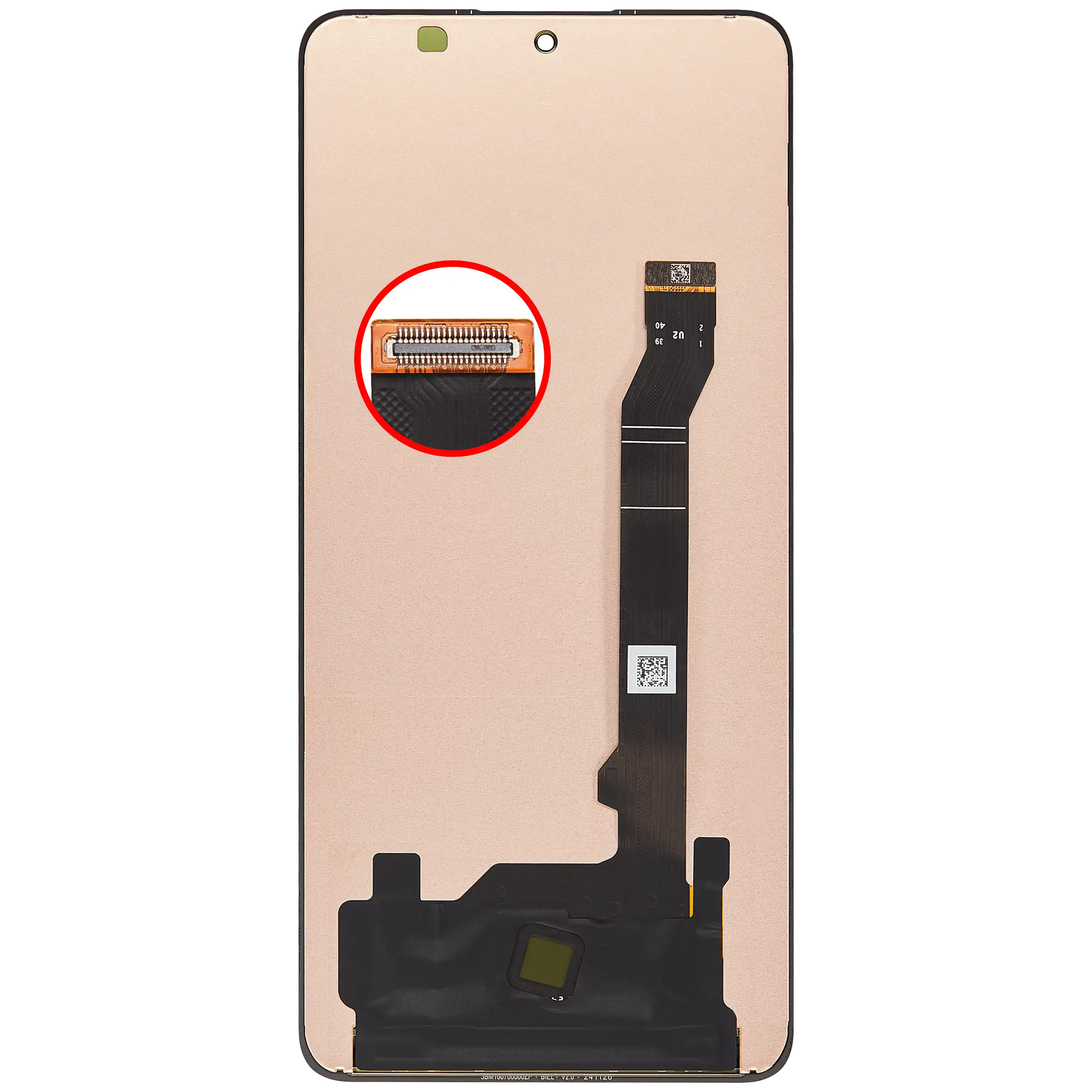 OLED Display ohne Rahmen für Xiaomi Redmi Turbo 4 / Xiaomi Poco X7 Pro (professionell aufgearbeitet) – Bild 4