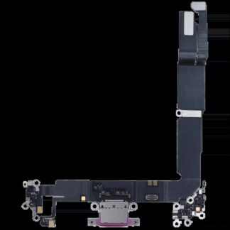 Ladebuchse Flexkabel mit Platine für iPhone 16 Plus (Original) (Pink (Rosa))