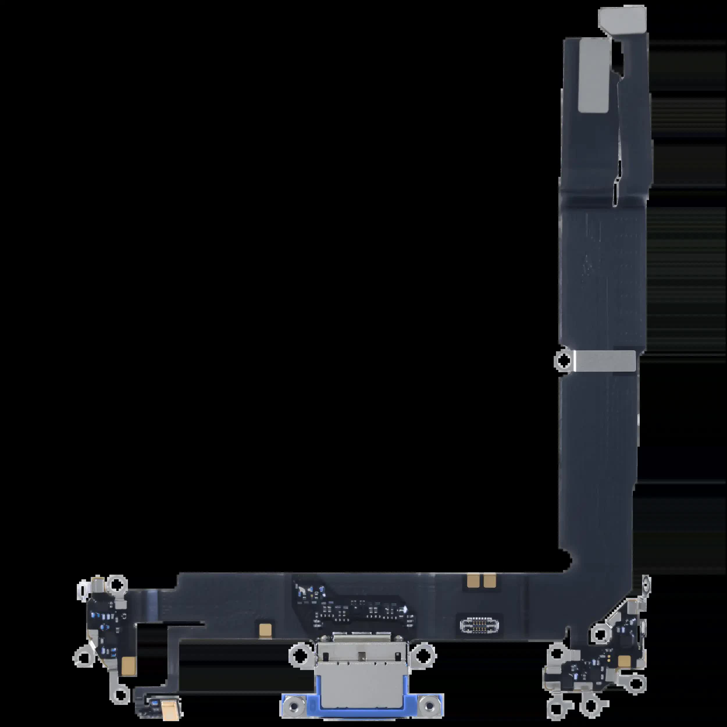 Ladebuchse Flexkabel mit Platine für iPhone 16 Plus (Original) (Ultramarine)