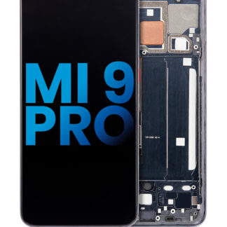 LCD Display mit Rahmen für Xiaomi Mi 9 Pro (Aftermarket: Incell) (Titanium Black)