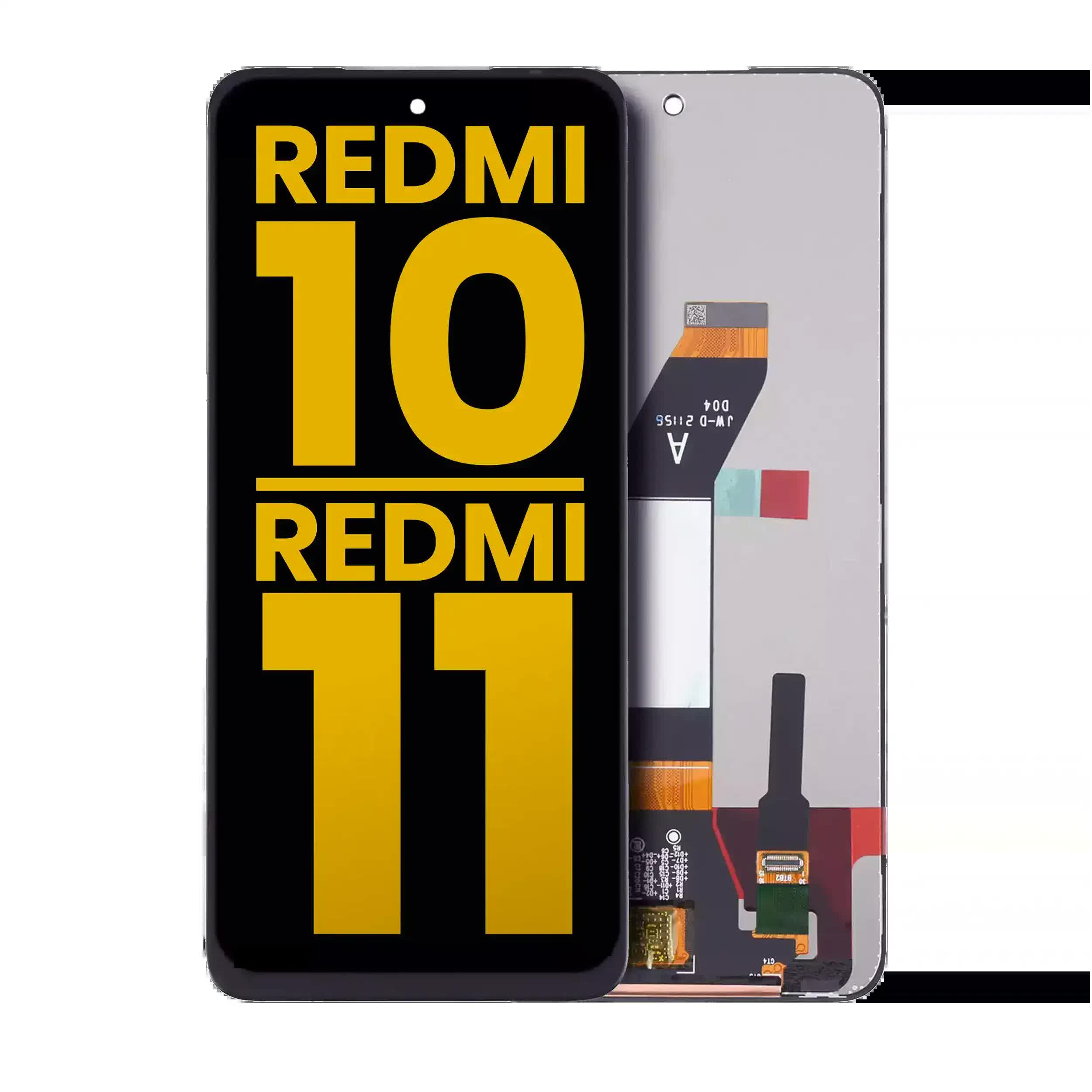 LCD Display ohne Rahmen für Xiaomi Redmi 10 (2021) / Redmi 10 (2022) / Redmi 10 Prime / Note 11 4G (Aftermarket Plus)