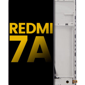 LCD Display mit Rahmen für Xiaomi Redmi 7A (professionell aufgearbeitet)