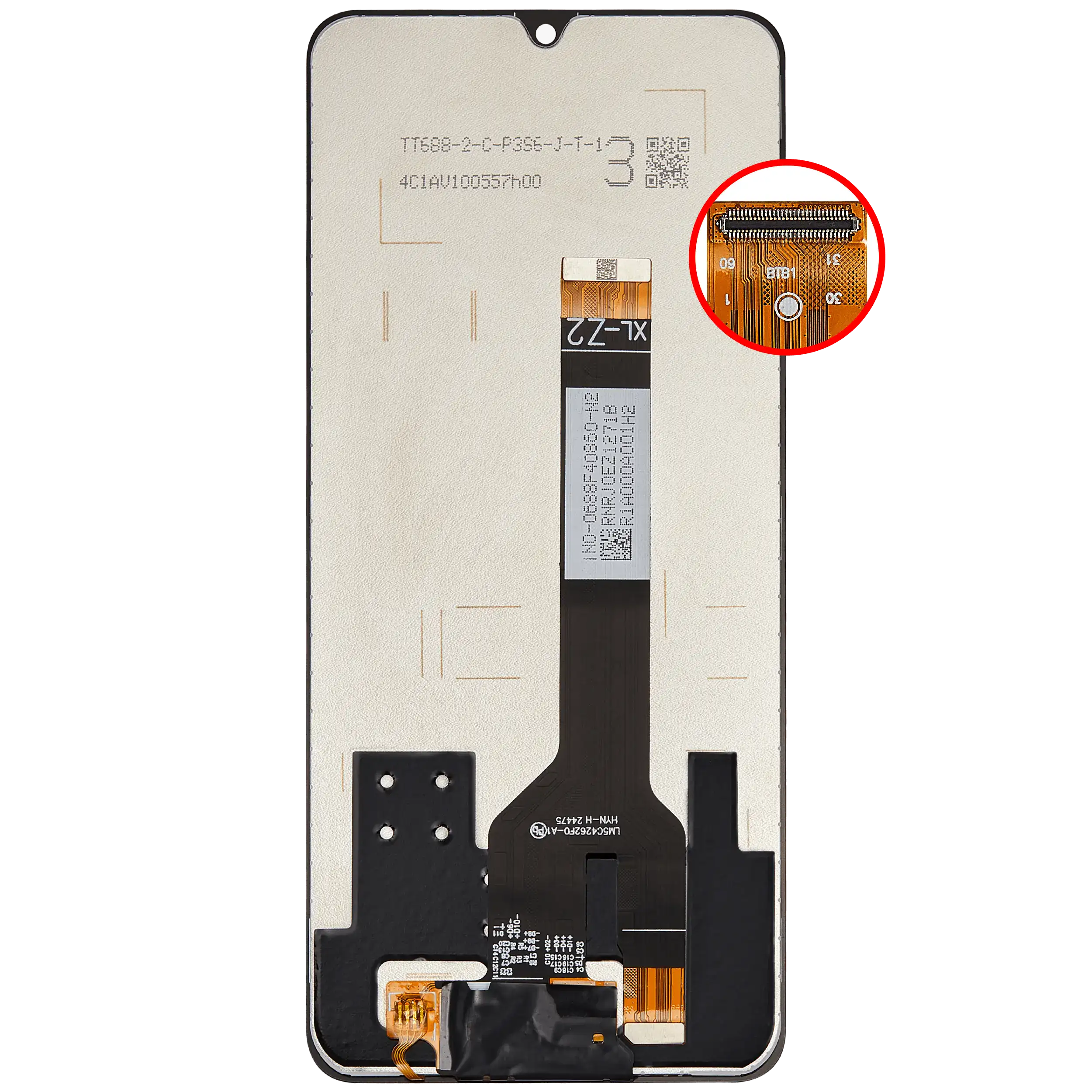 LCD Display ohne Rahmen für Xiaomi Redmi A5 4G / Xiaomi Poco C71 (professionell aufgearbeitet) – Bild 4